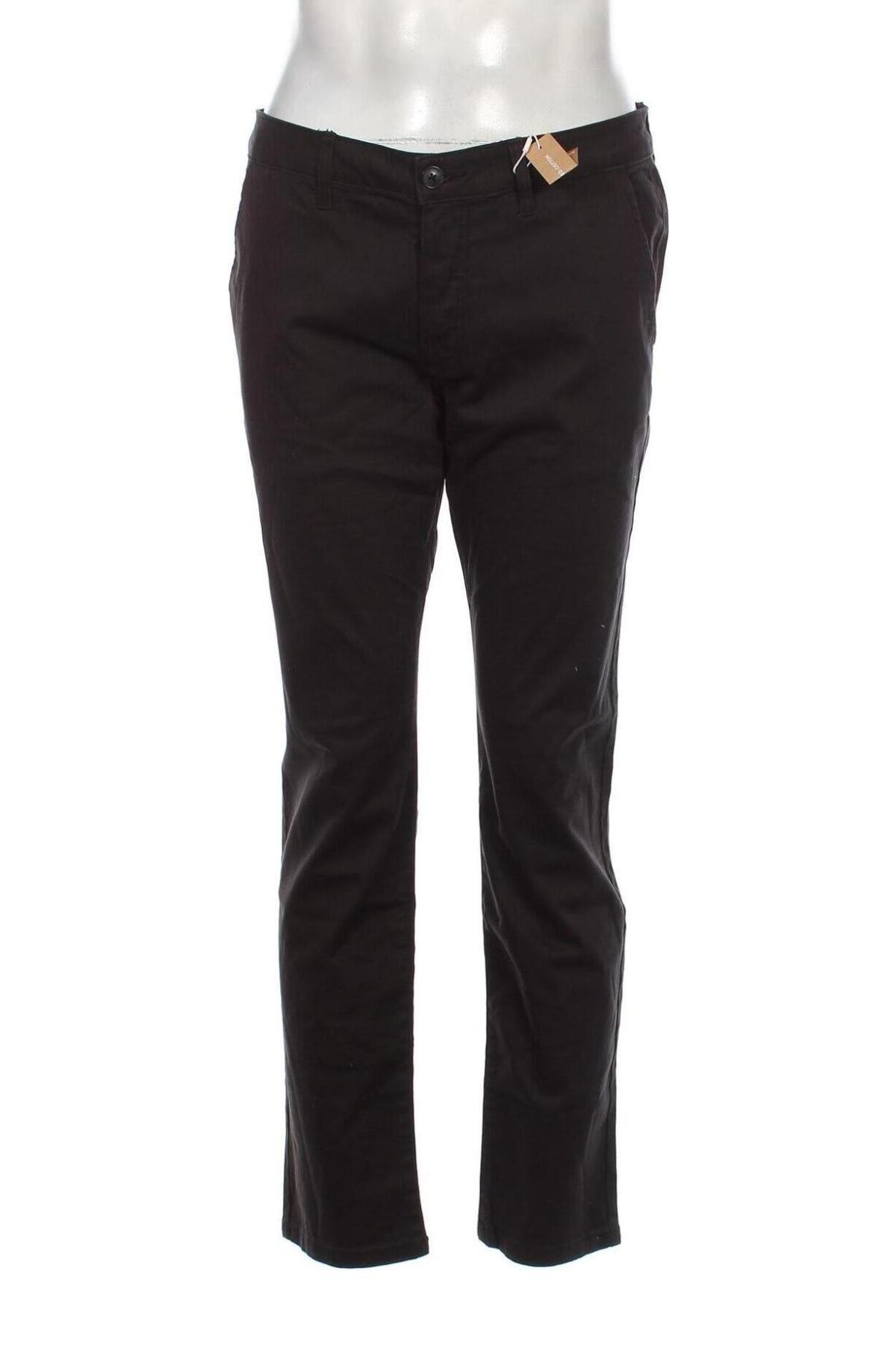 Мъжки панталон Pier One, Размер L, Цвят Черен, Цена 19,78 лв.