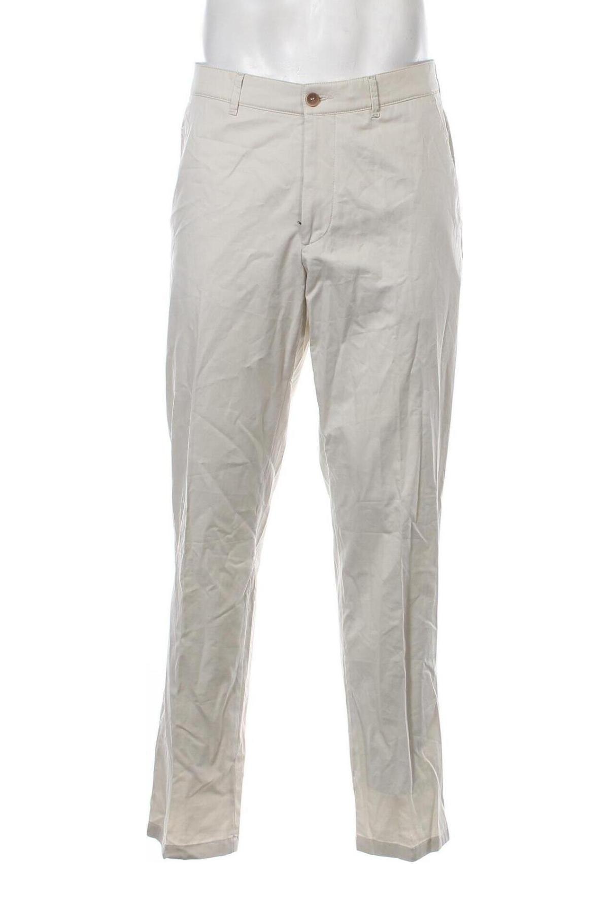 Ανδρικό παντελόνι Walbusch, Μέγεθος L, Χρώμα Εκρού, Τιμή 27,22 €