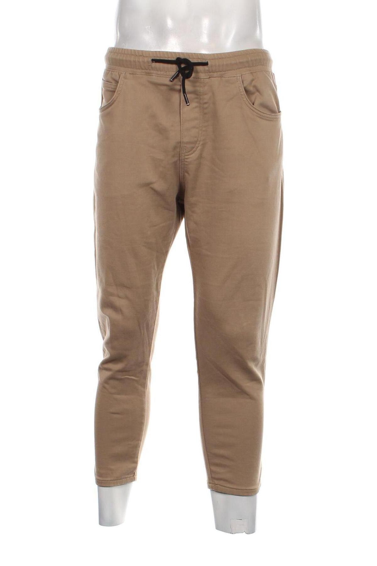 Pantaloni de bărbați Zara, Mărime L, Culoare Bej, Preț 76,53 Lei