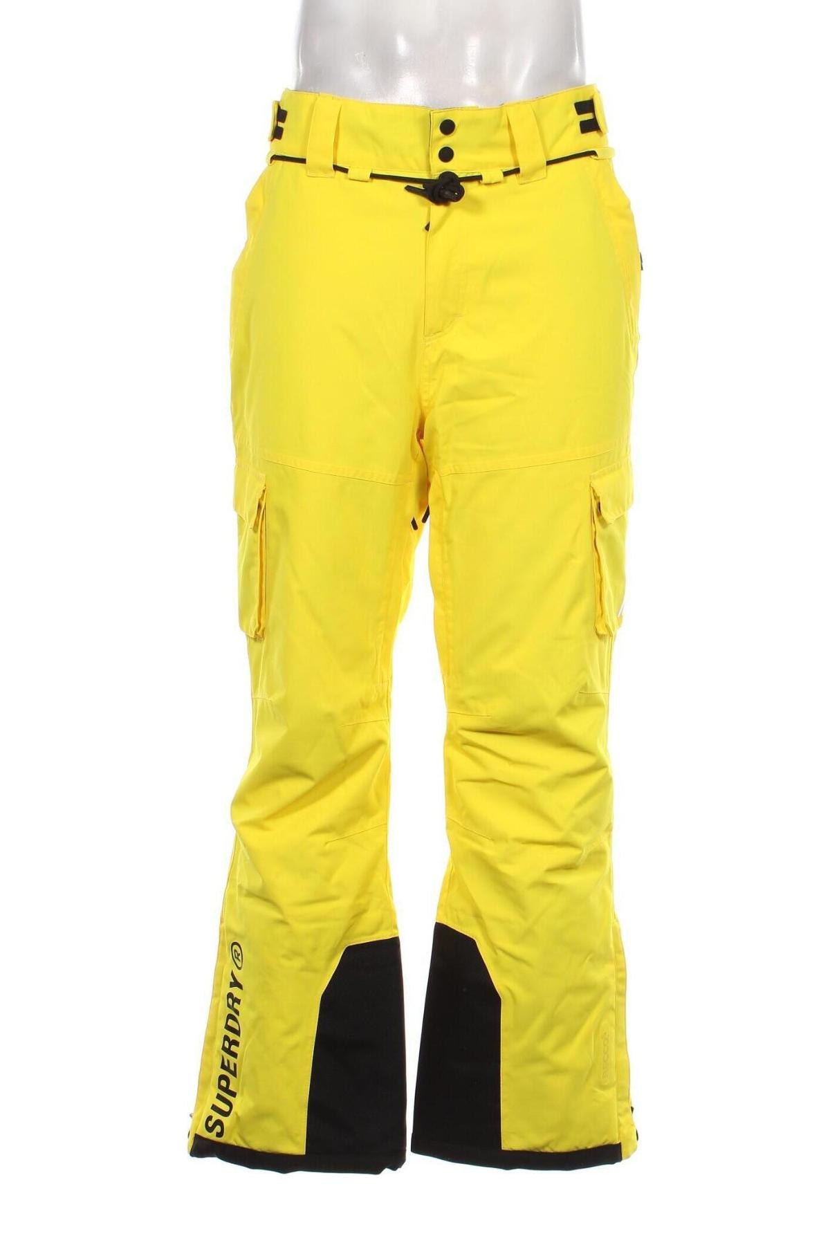 Мъжки панталон за зимни спортове Superdry, Размер M, Цвят Жълт, Цена 248,43 лв.