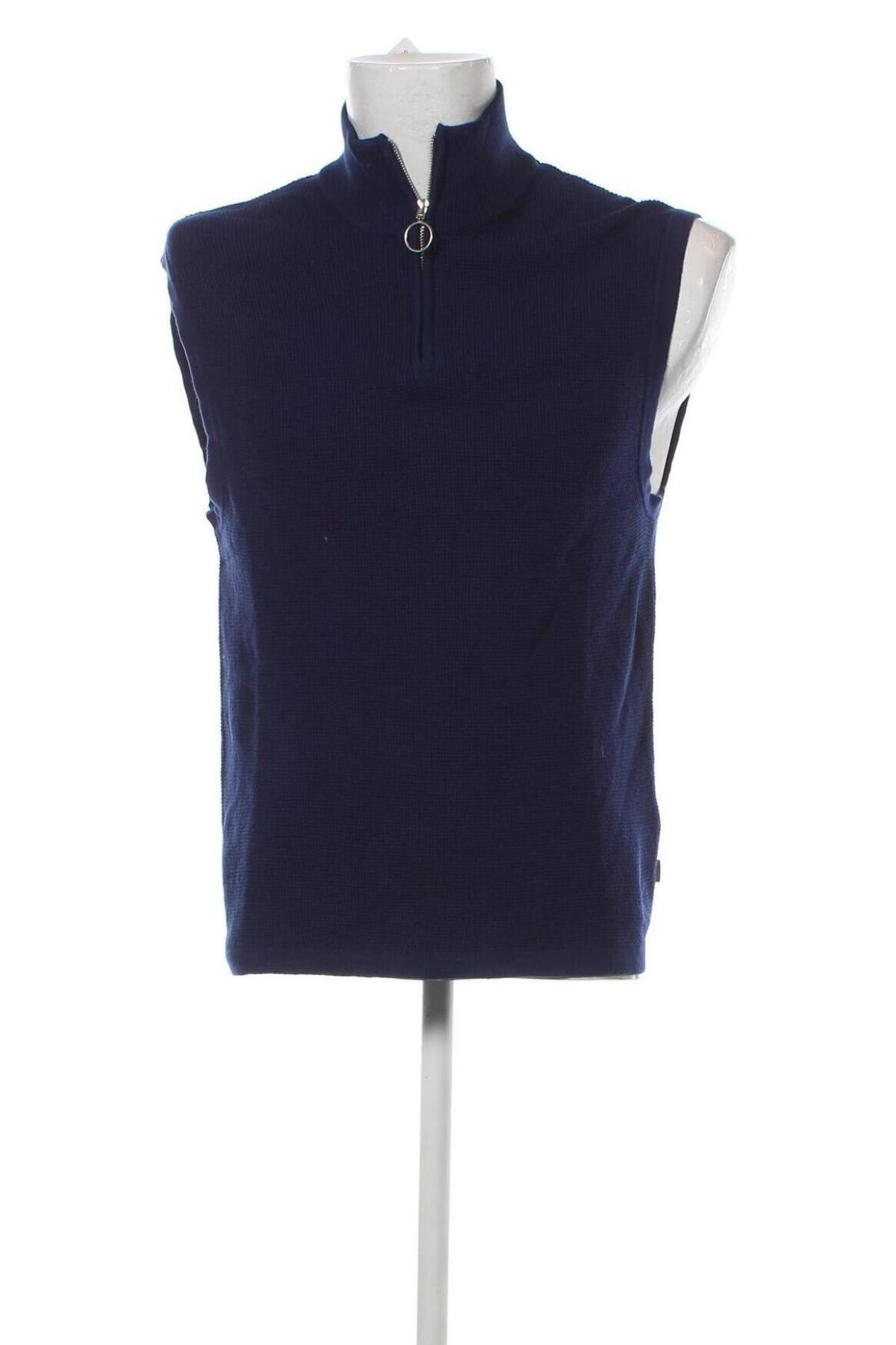 Ανδρικό πουλόβερ ! Solid, Μέγεθος M, Χρώμα Μπλέ, Τιμή 37,11 €