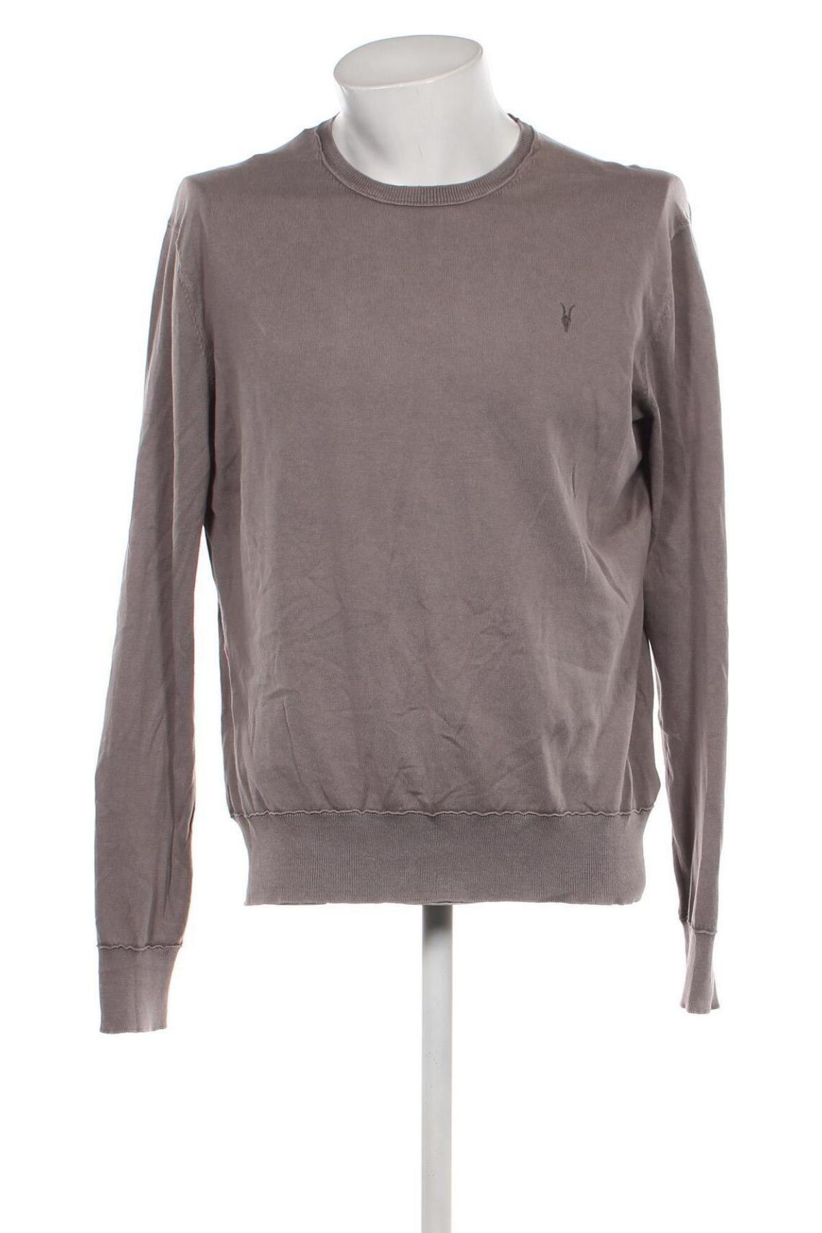 Мъжки пуловер AllSaints, Размер L, Цвят Сив, Цена 68,00 лв.