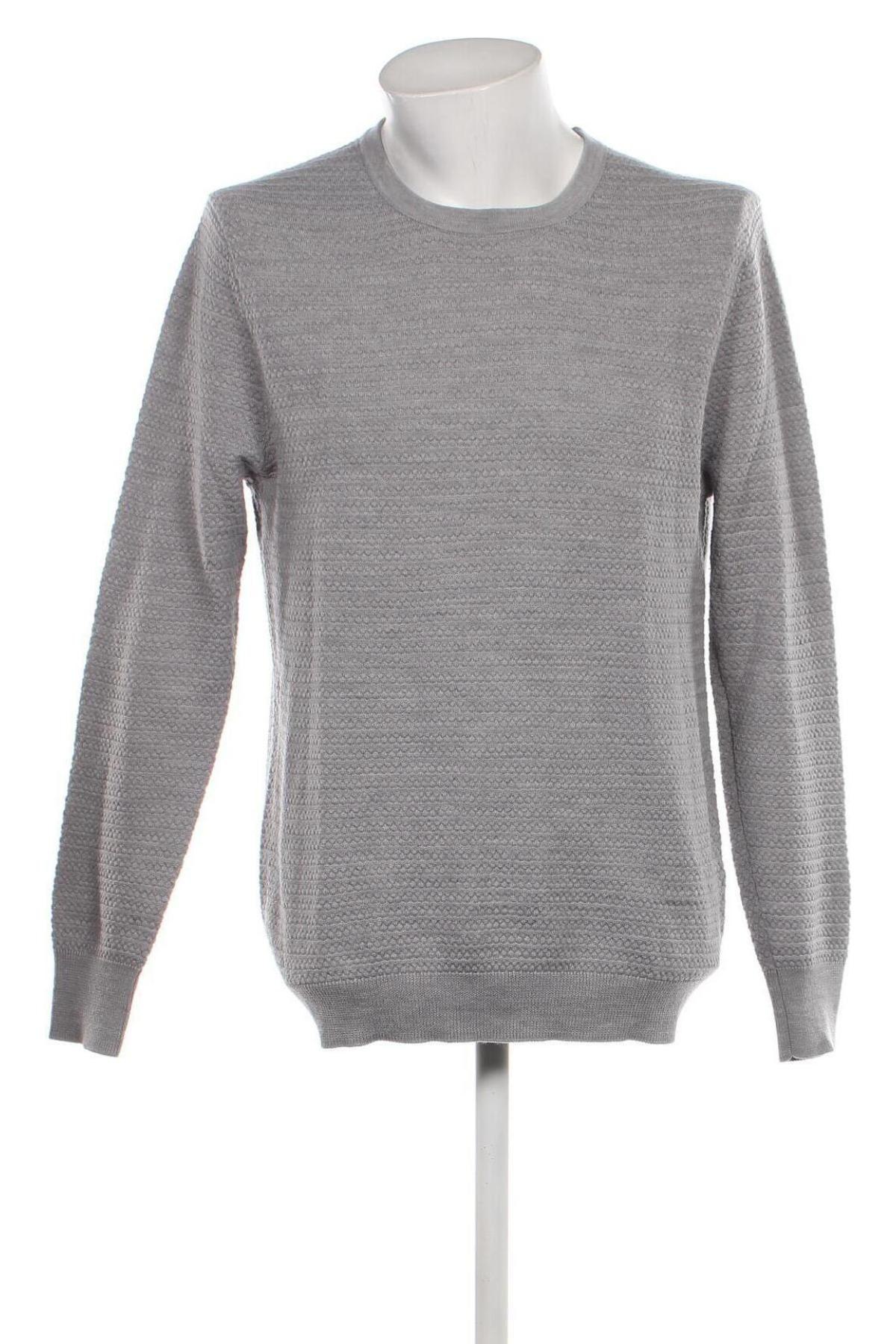 Ανδρικό πουλόβερ Bruun & Stengade, Μέγεθος XL, Χρώμα Γκρί, Τιμή 12,58 €