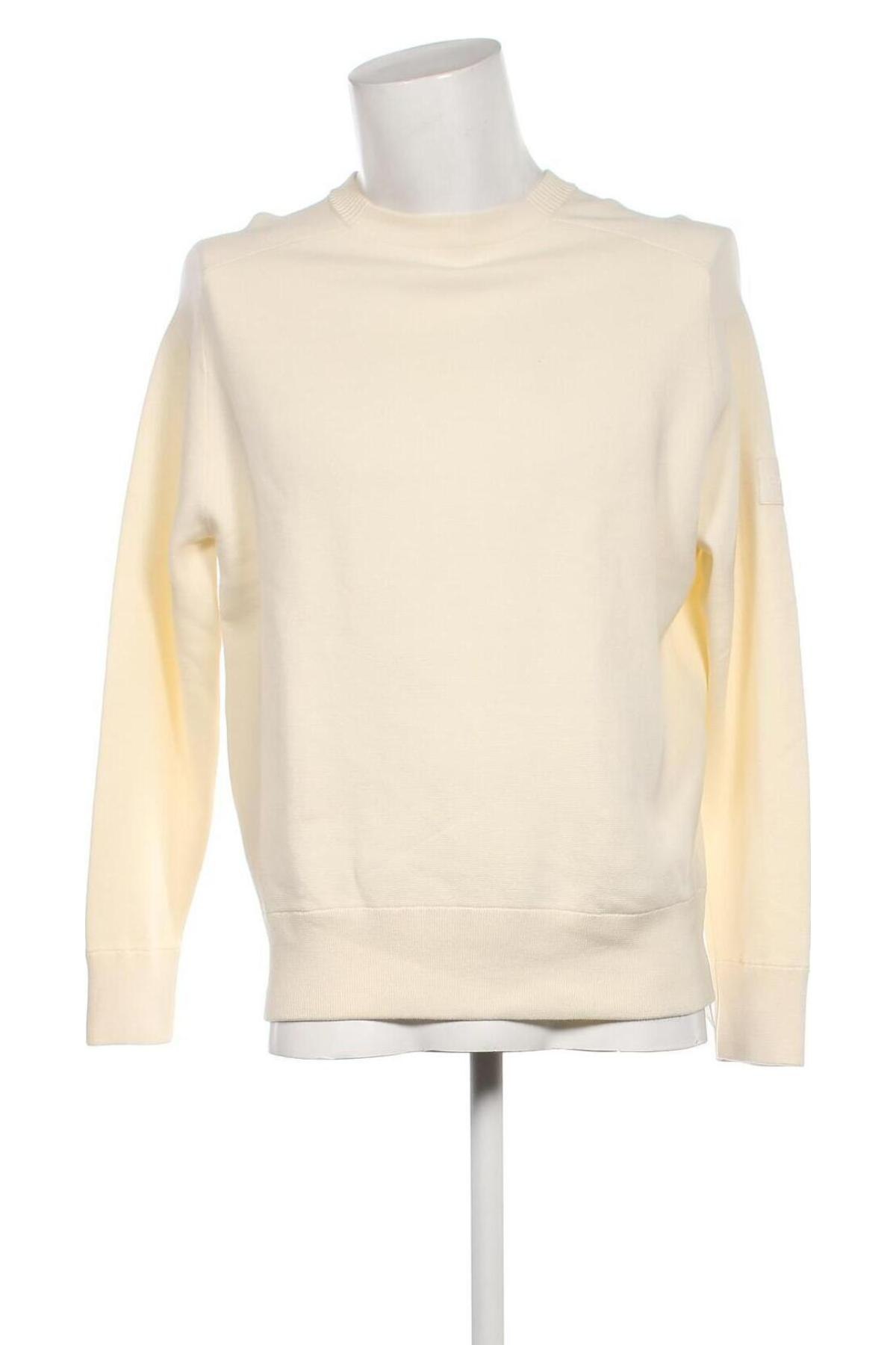 Ανδρικό πουλόβερ Calvin Klein, Μέγεθος L, Χρώμα Εκρού, Τιμή 35,50 €
