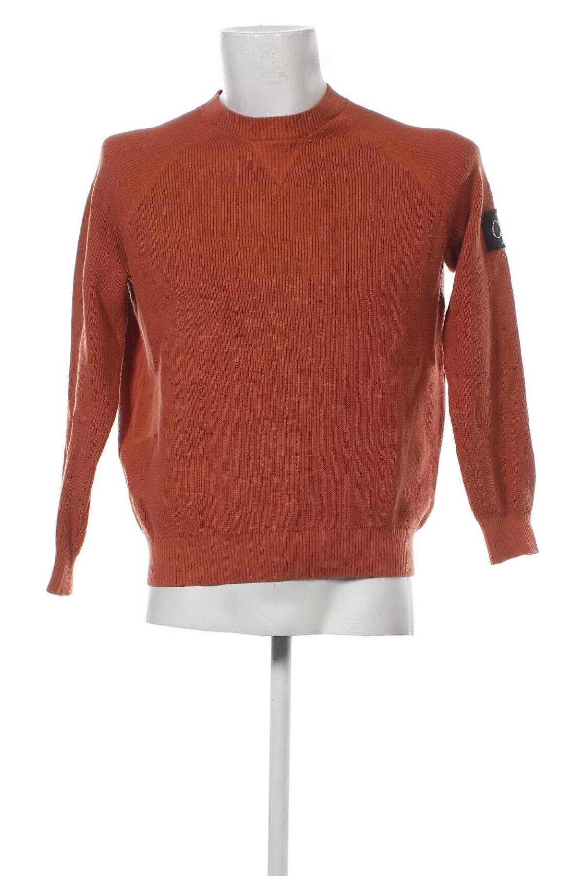 Мъжки пуловер Calvin Klein Jeans, Размер M, Цвят Оранжев, Цена 61,50 лв.