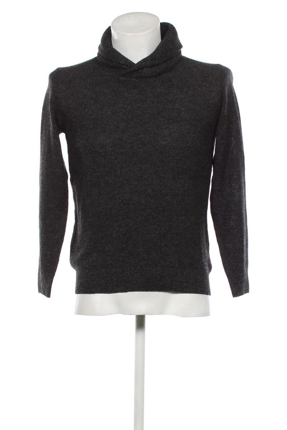 Мъжки пуловер H&M, Размер S, Цвят Сив, Цена 6,67 лв.