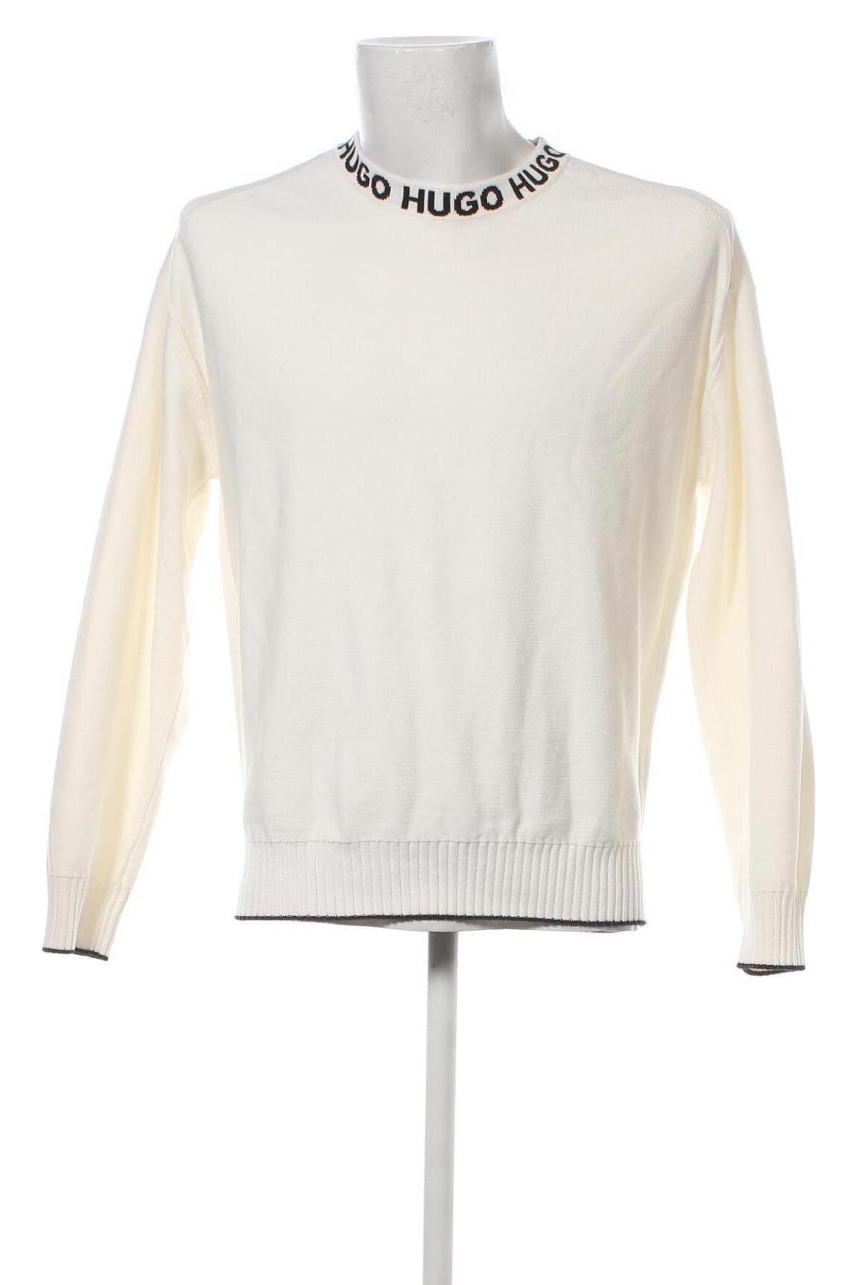 Ανδρικό πουλόβερ Hugo Boss, Μέγεθος S, Χρώμα Εκρού, Τιμή 60,31 €