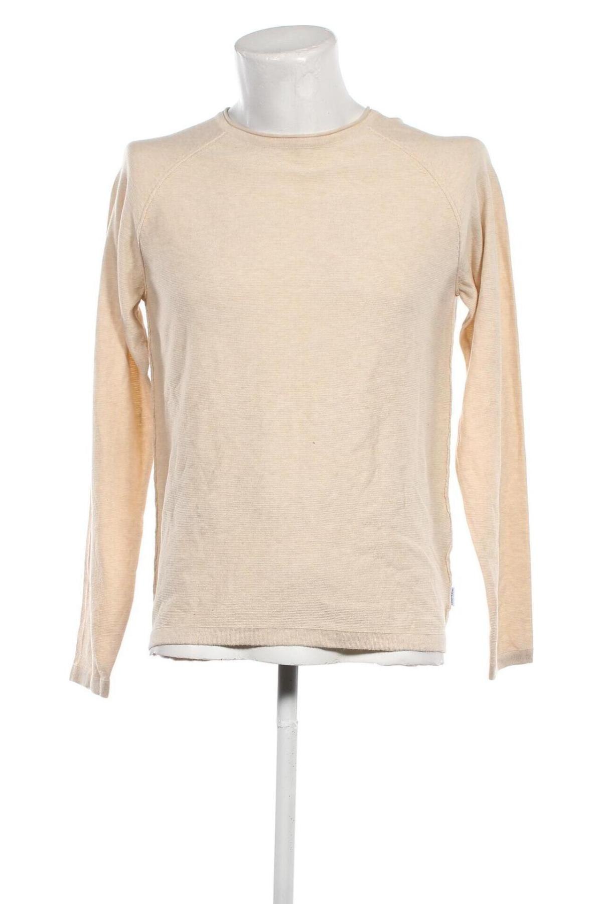 Herrenpullover Jack & Jones, Größe M, Farbe Beige, Preis € 18,49