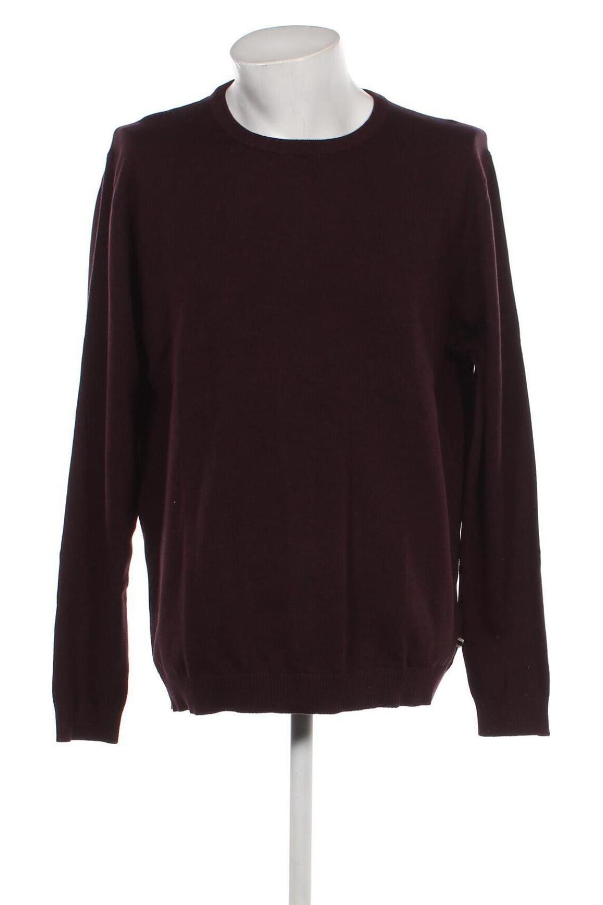 Ανδρικό πουλόβερ Jack & Jones, Μέγεθος XXL, Χρώμα Κόκκινο, Τιμή 10,52 €