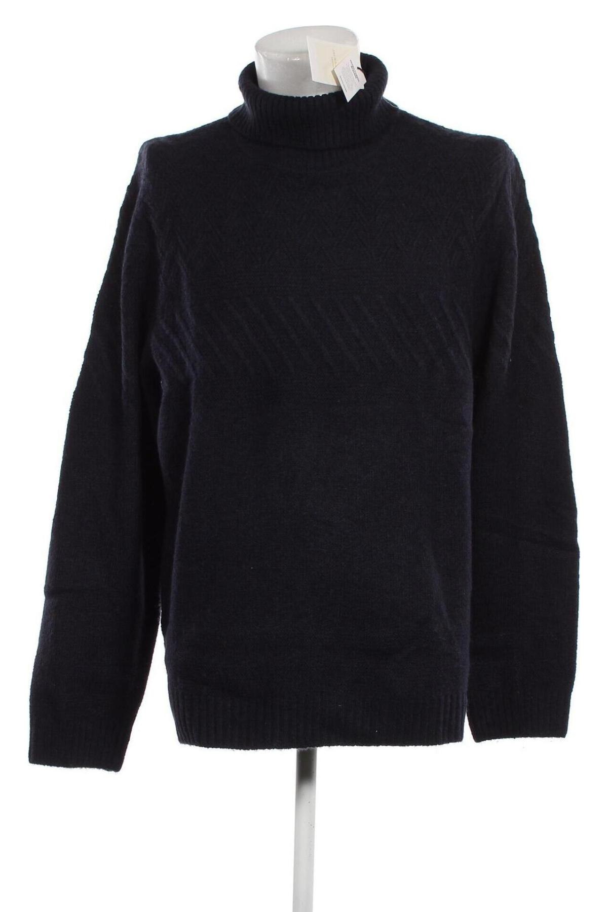 Мъжки пуловер Jack & Jones PREMIUM, Размер XXL, Цвят Син, Цена 14,28 лв.