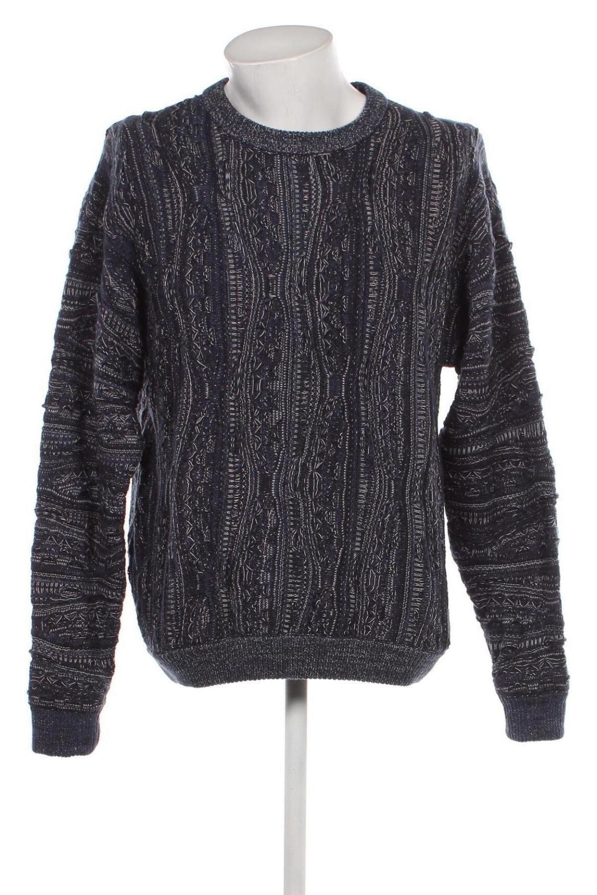 Ανδρικό πουλόβερ Jack & Jones PREMIUM, Μέγεθος L, Χρώμα Μπλέ, Τιμή 8,41 €