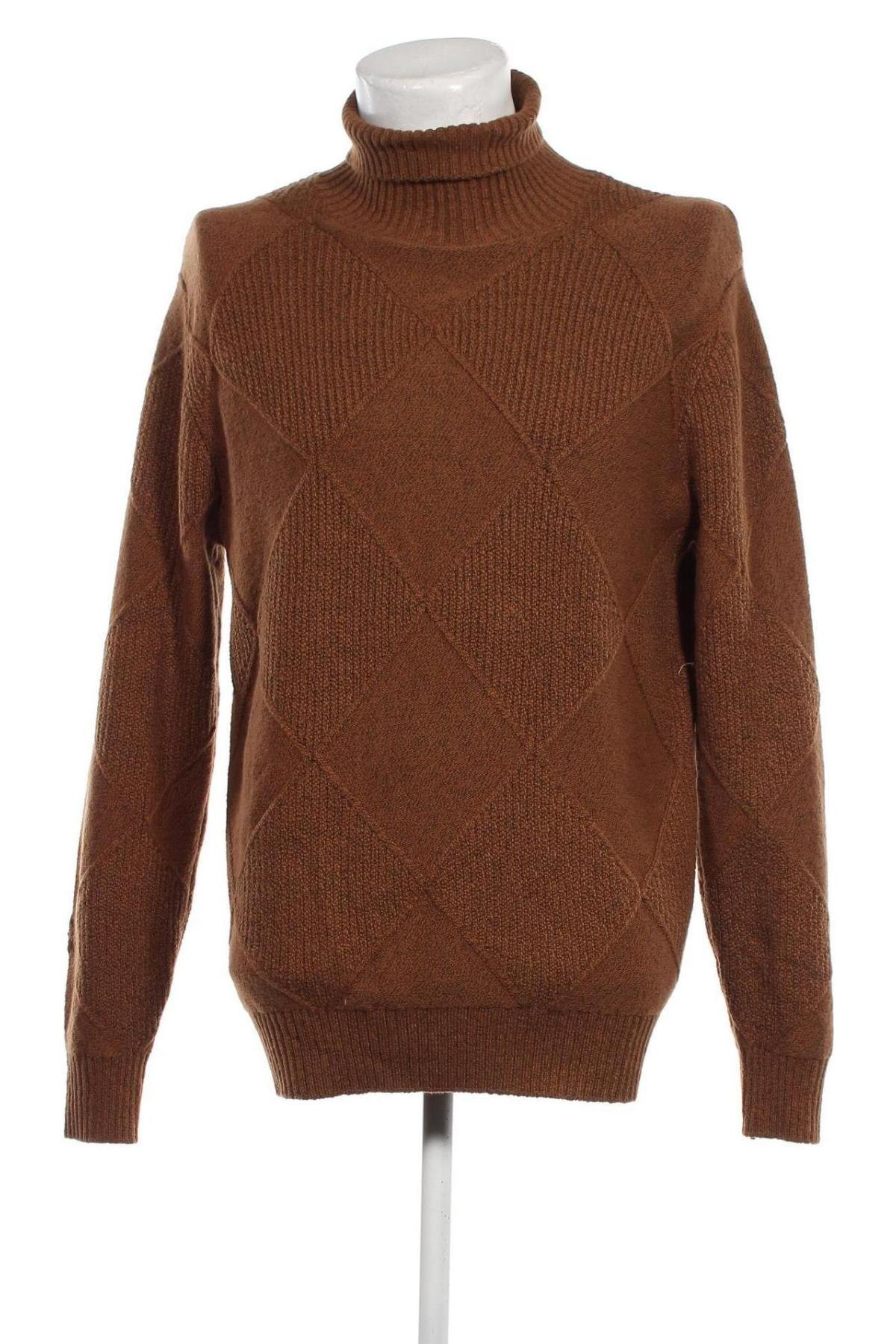 Мъжки пуловер Jack & Jones PREMIUM, Размер L, Цвят Кафяв, Цена 34,00 лв.