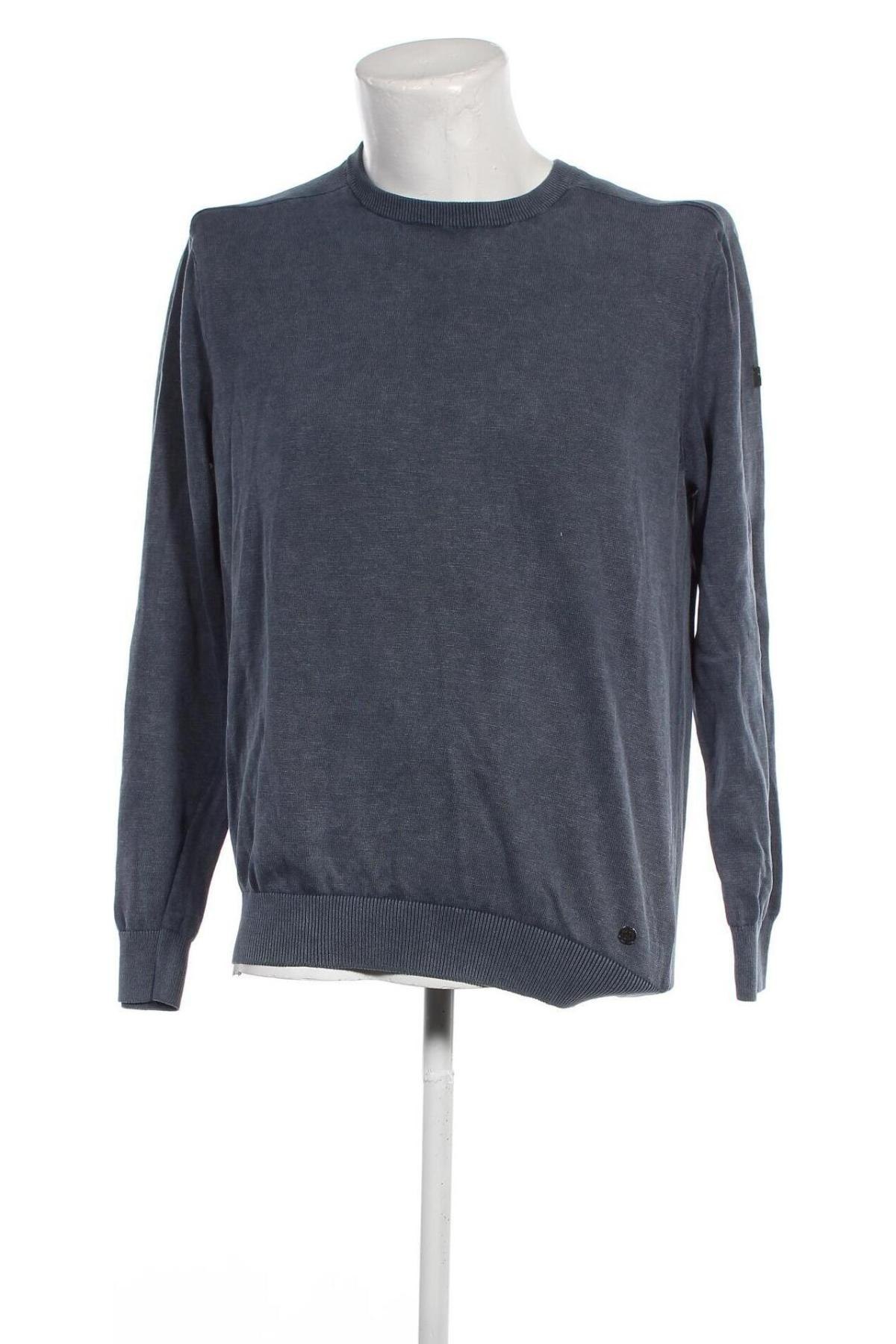 Мъжки пуловер Jean Pascale, Размер XL, Цвят Син, Цена 9,86 лв.