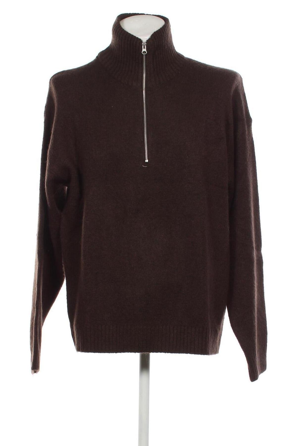 Ανδρικό πουλόβερ Originals By Jack & Jones, Μέγεθος XL, Χρώμα Καφέ, Τιμή 7,36 €