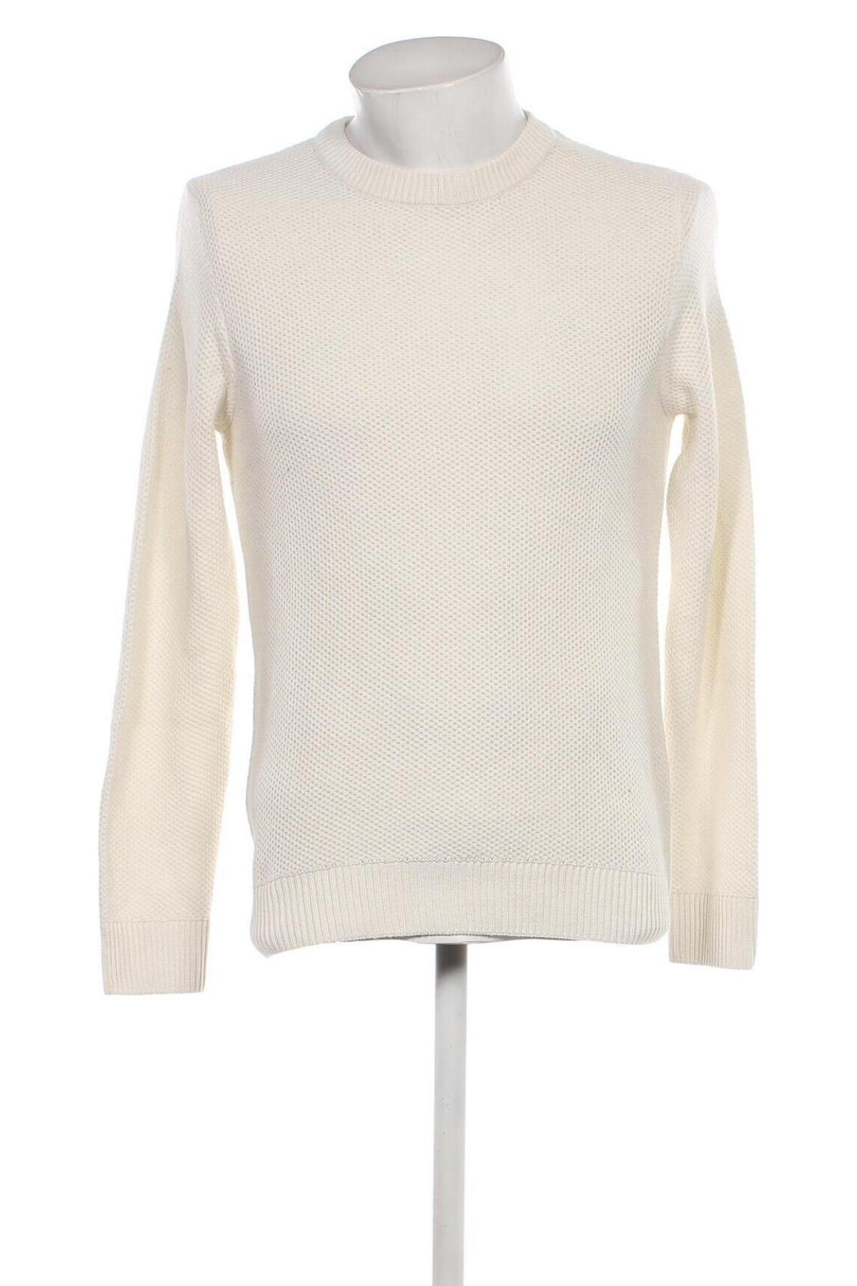 Ανδρικό πουλόβερ Originals By Jack & Jones, Μέγεθος S, Χρώμα Λευκό, Τιμή 15,77 €