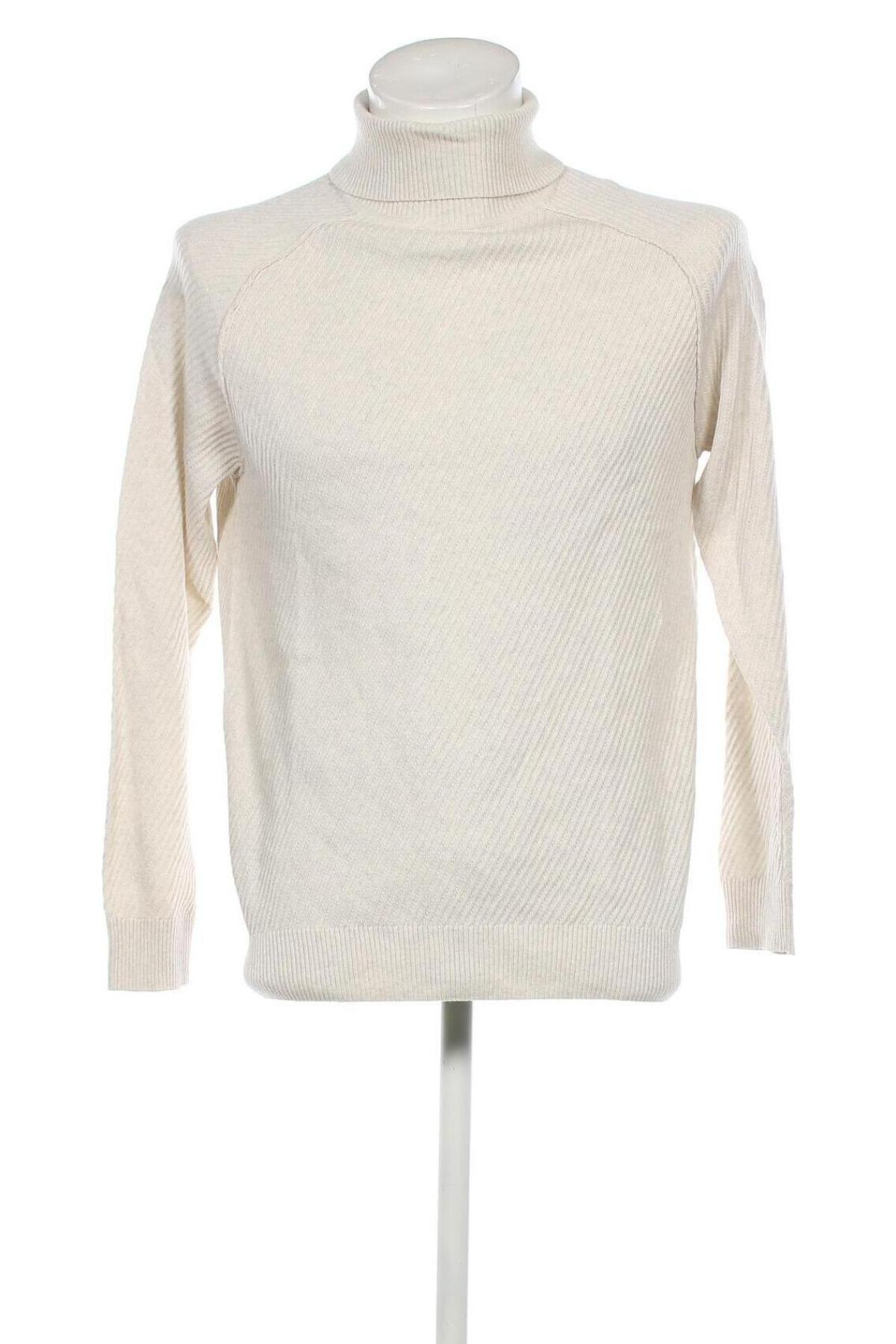 Ανδρικό πουλόβερ Pier One, Μέγεθος L, Χρώμα Λευκό, Τιμή 9,72 €