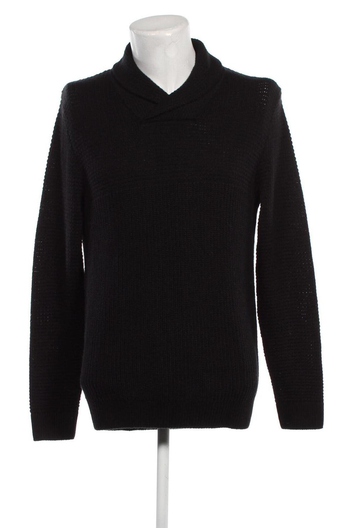 Ανδρικό πουλόβερ Produkt by Jack & Jones, Μέγεθος L, Χρώμα Μαύρο, Τιμή 10,52 €
