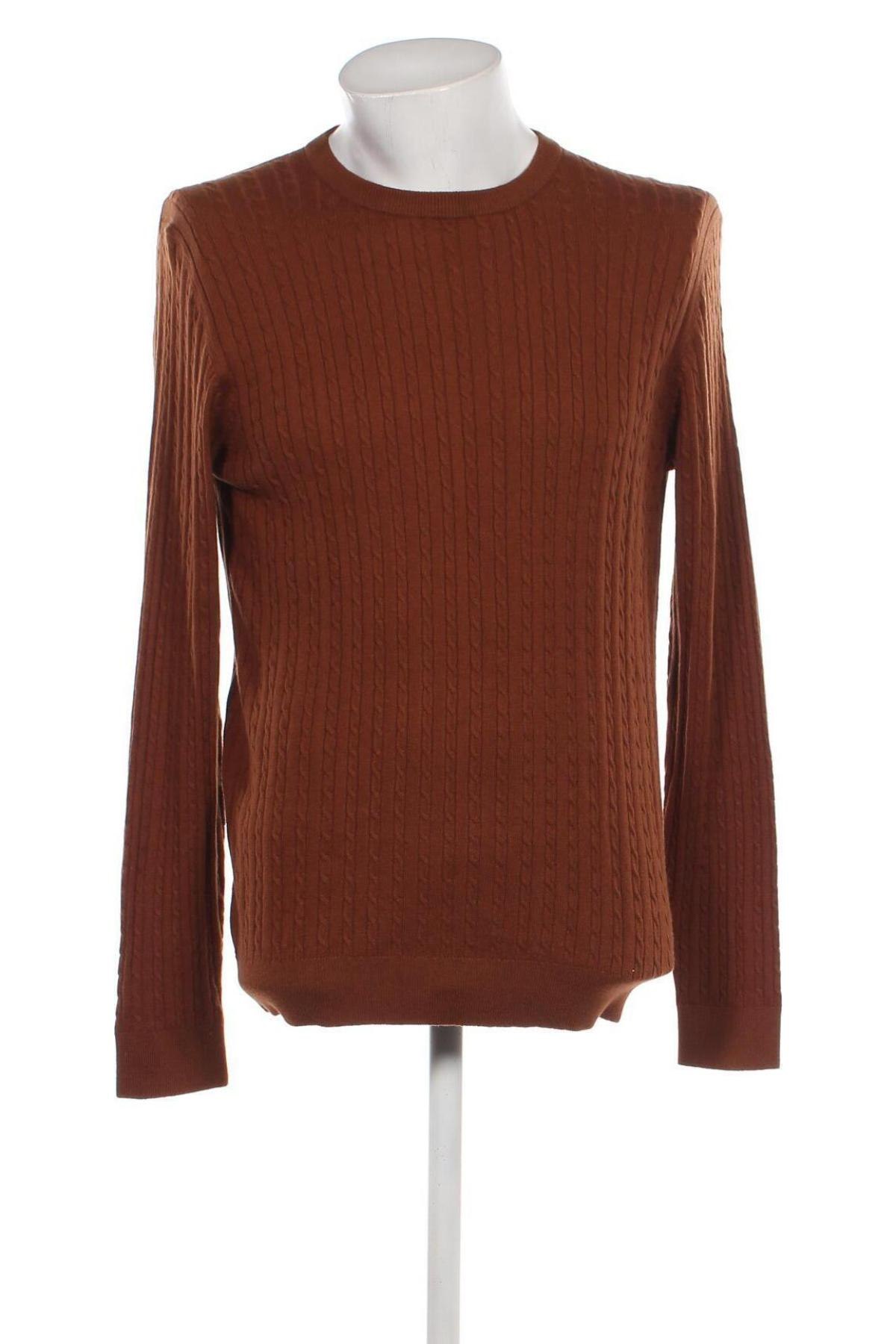 Мъжки пуловер Produkt by Jack & Jones, Размер L, Цвят Кафяв, Цена 15,64 лв.