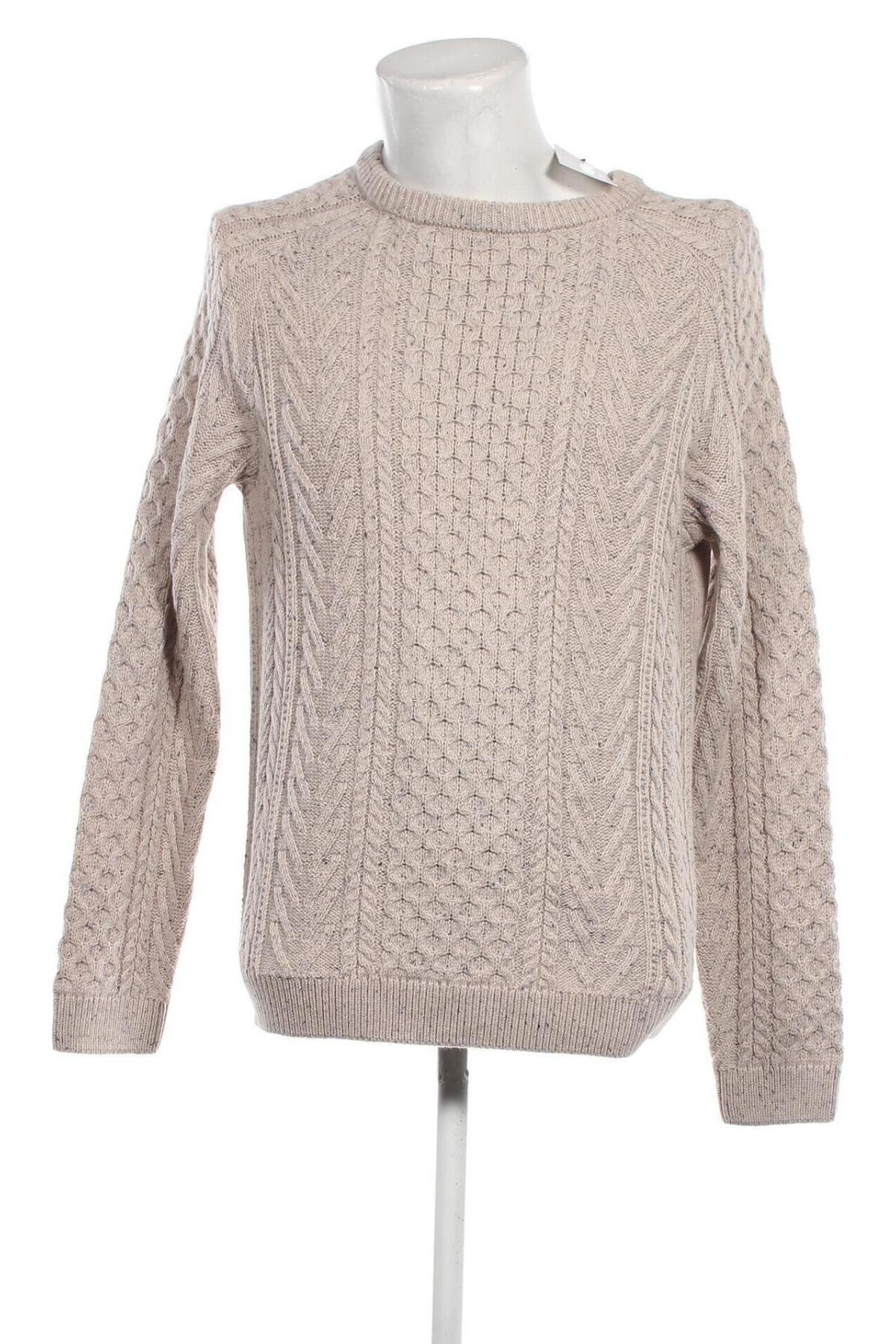 Ανδρικό πουλόβερ Produkt by Jack & Jones, Μέγεθος L, Χρώμα  Μπέζ, Τιμή 35,05 €