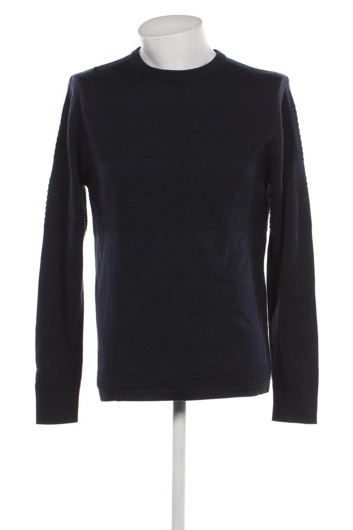 Мъжки пуловер Selected Homme, Размер L, Цвят Син, Цена 10,20 лв.