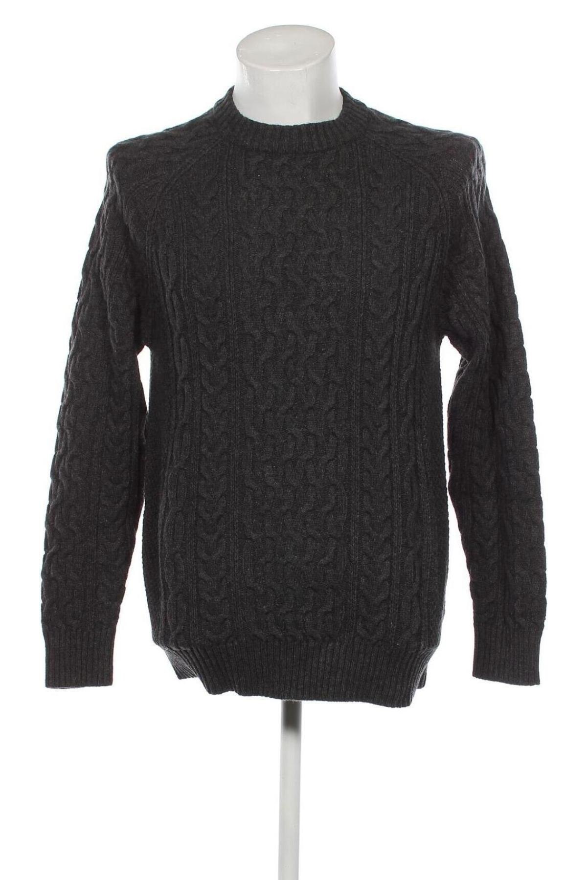 Мъжки пуловер Selected Homme, Размер L, Цвят Сив, Цена 68,00 лв.