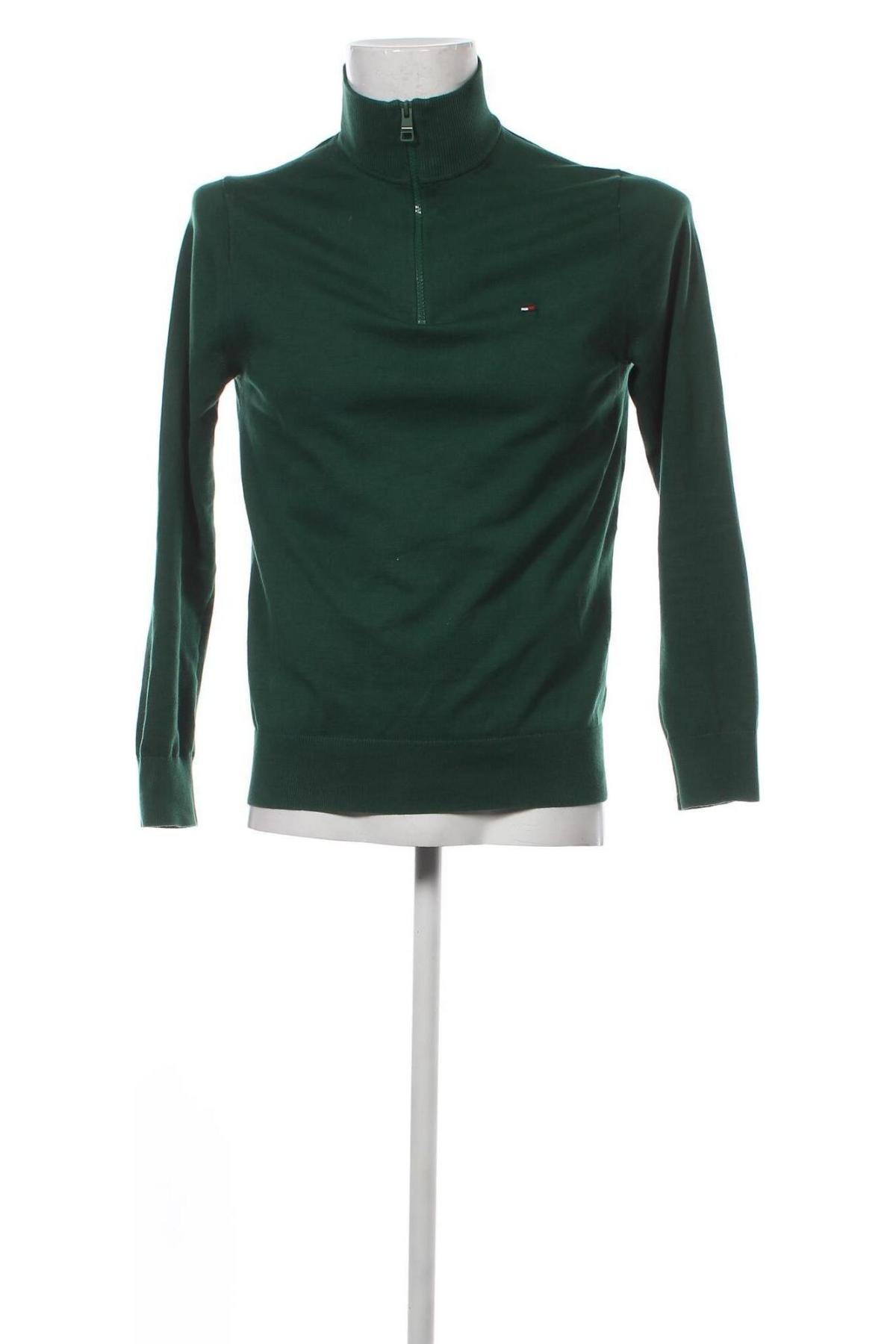 Pulover de bărbați Tommy Hilfiger, Mărime M, Culoare Verde, Preț 759,87 Lei