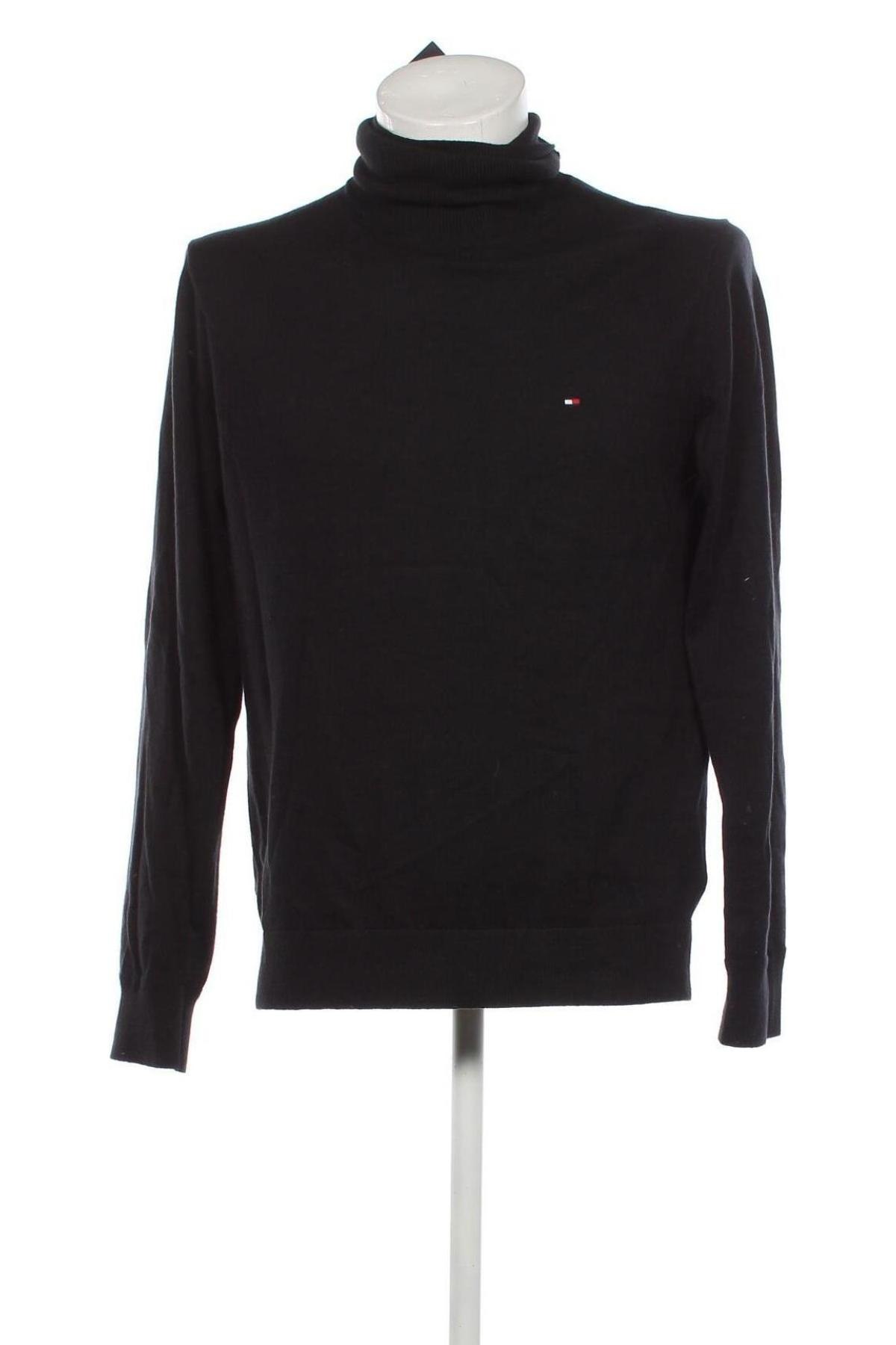 Мъжки пуловер Tommy Hilfiger, Размер L, Цвят Черен, Цена 80,85 лв.