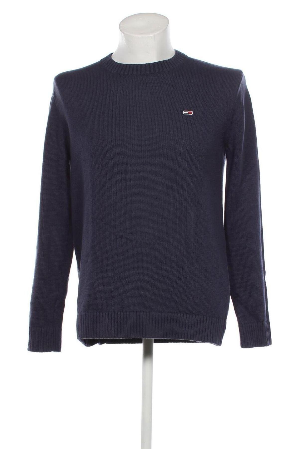 Męski sweter Tommy Jeans, Rozmiar S, Kolor Niebieski, Cena 258,60 zł