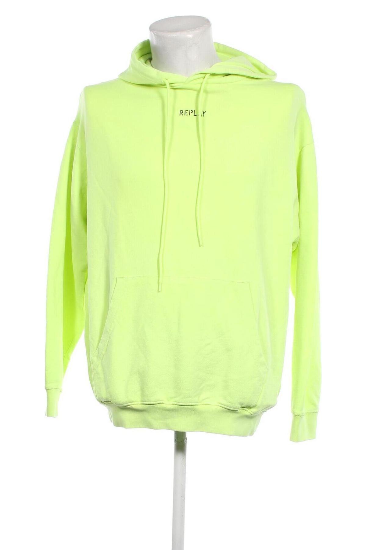 Ανδρικό φούτερ Replay, Μέγεθος S, Χρώμα Πράσινο, Τιμή 65,72 €