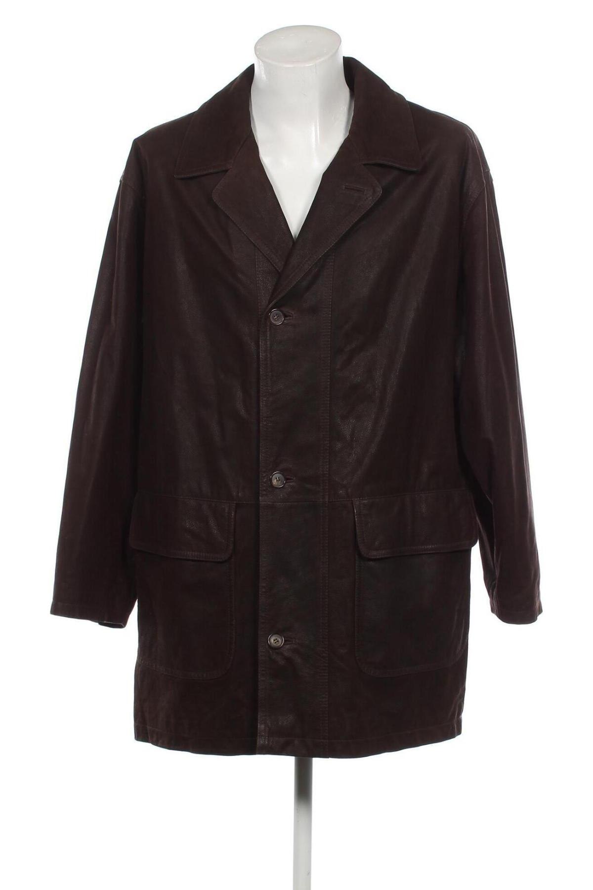 Pánska kožená bunda  Cerruti 1881, Veľkosť XL, Farba Hnedá, Cena  104,43 €
