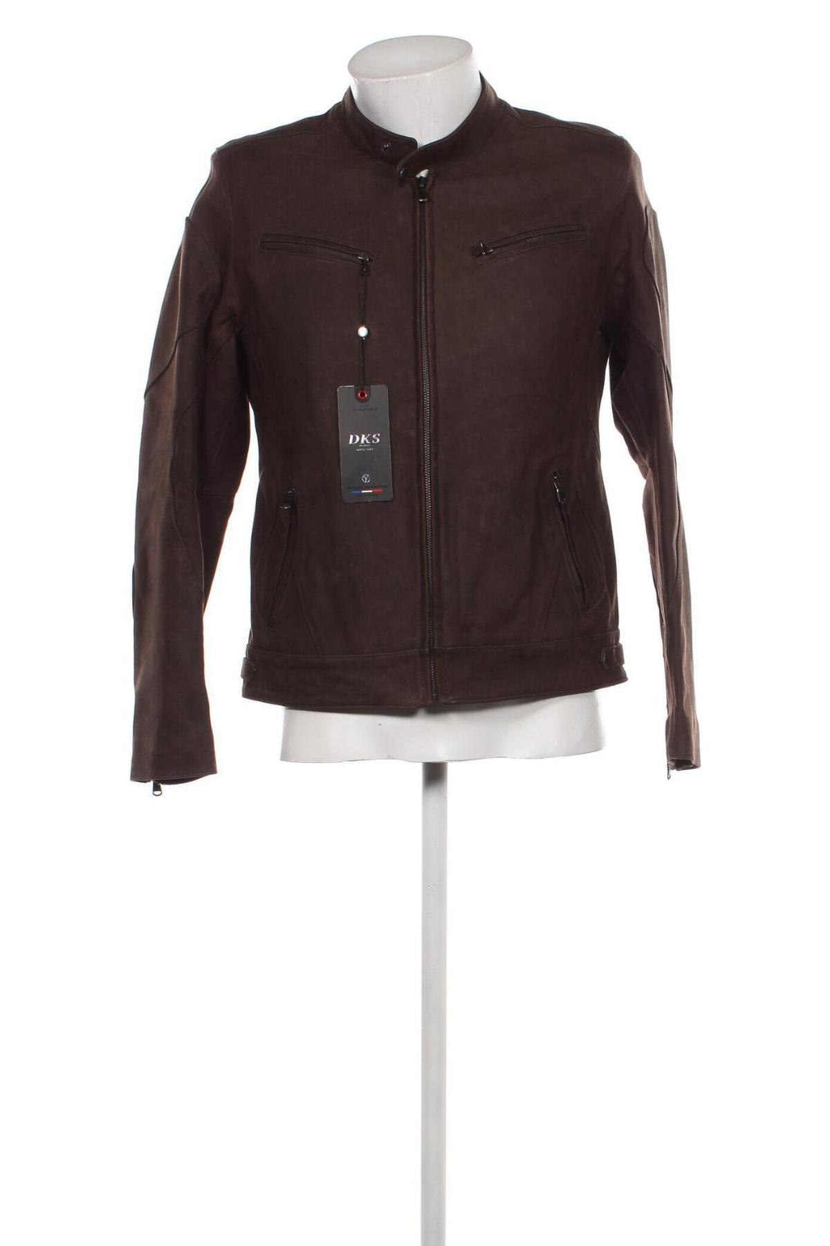 Herren Lederjacke DKS Leather, Größe L, Farbe Braun, Preis 250,13 €