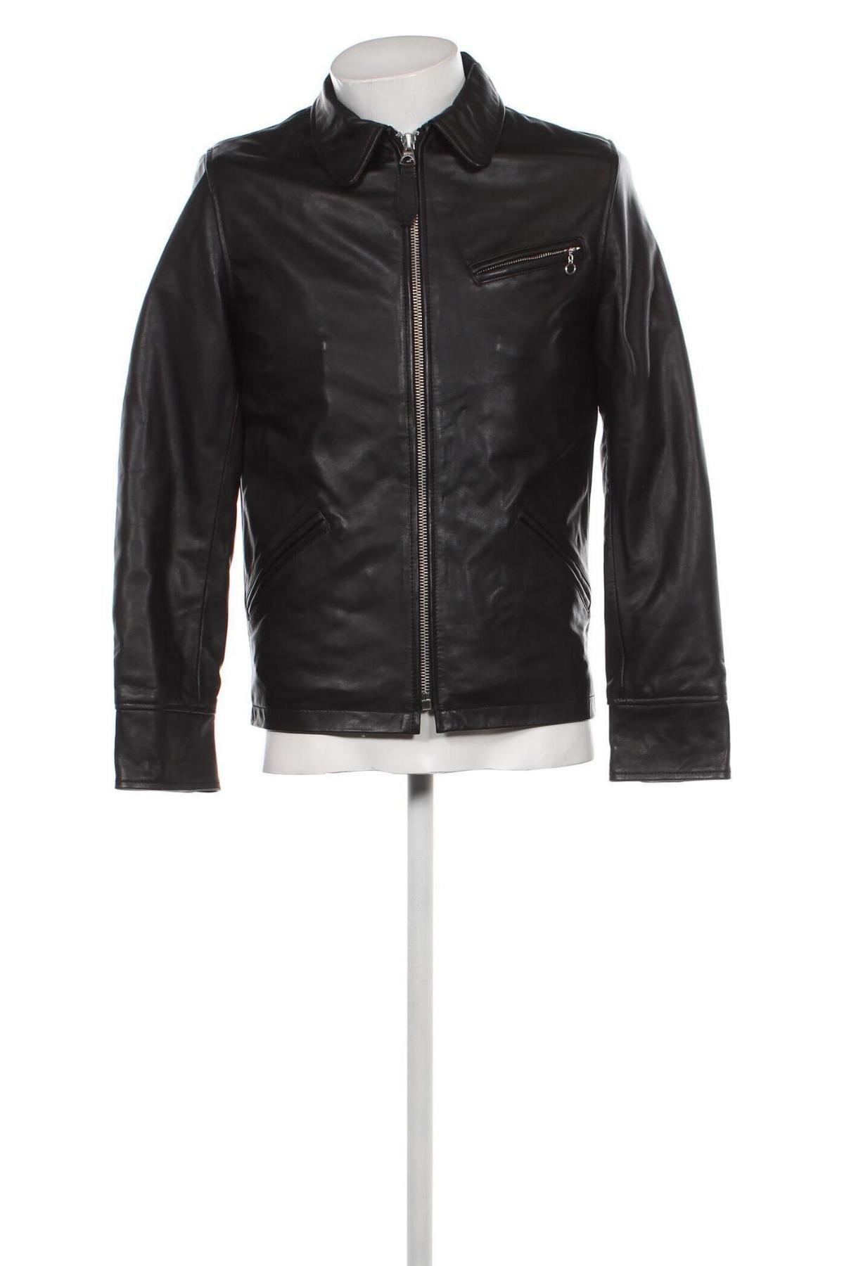 Pánska kožená bunda  Schott, Veľkosť S, Farba Čierna, Cena  243,46 €