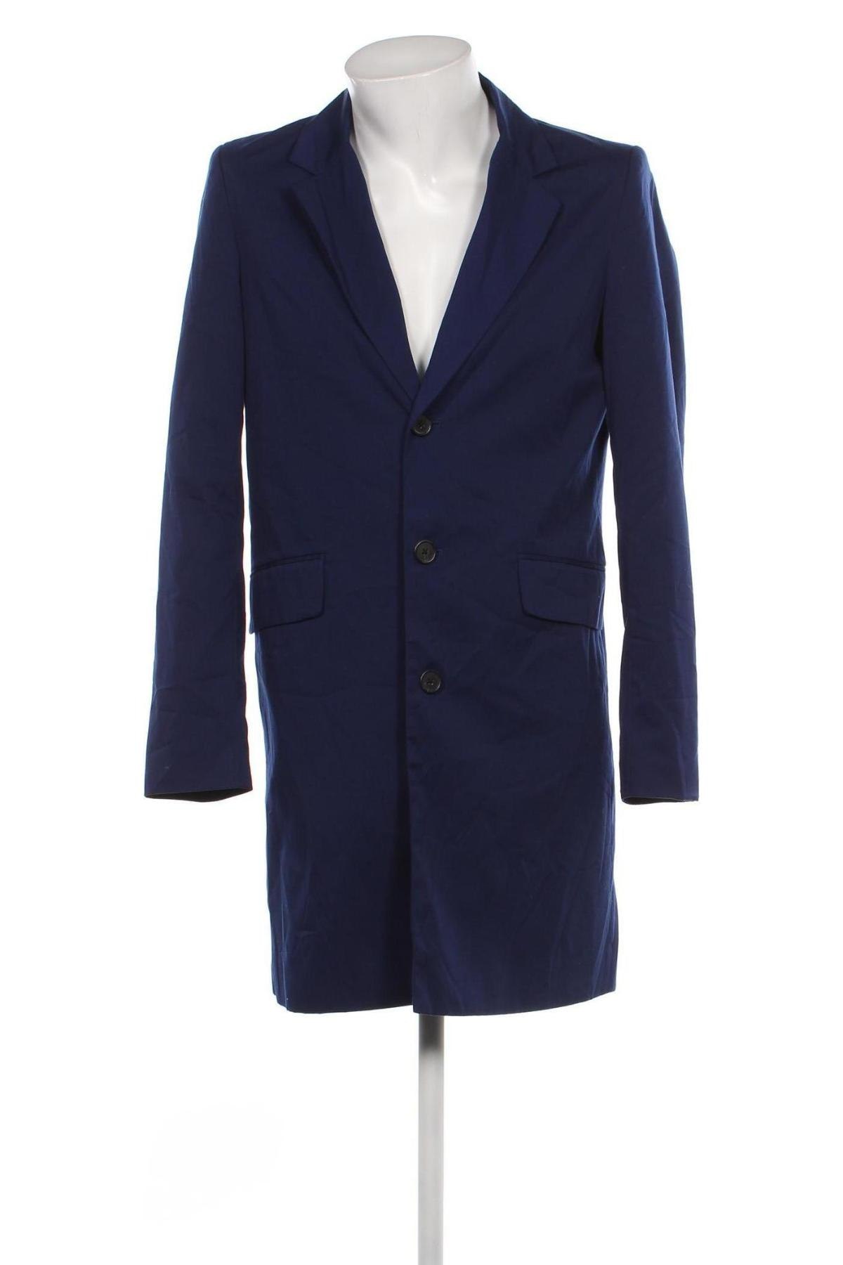 Ανδρικά παλτό ASOS, Μέγεθος S, Χρώμα Μπλέ, Τιμή 21,99 €