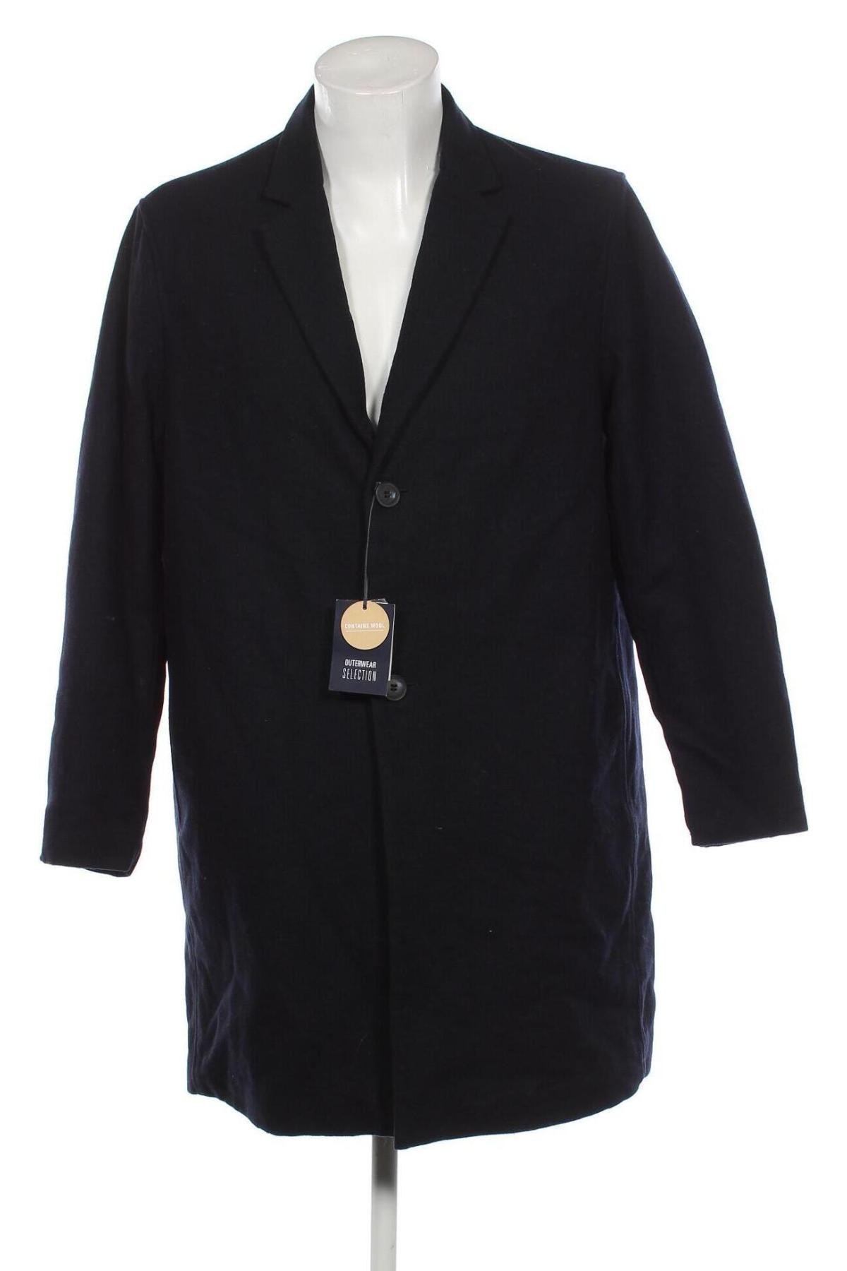 Pánský kabát  Pull&Bear, Velikost L, Barva Modrá, Cena  374,00 Kč
