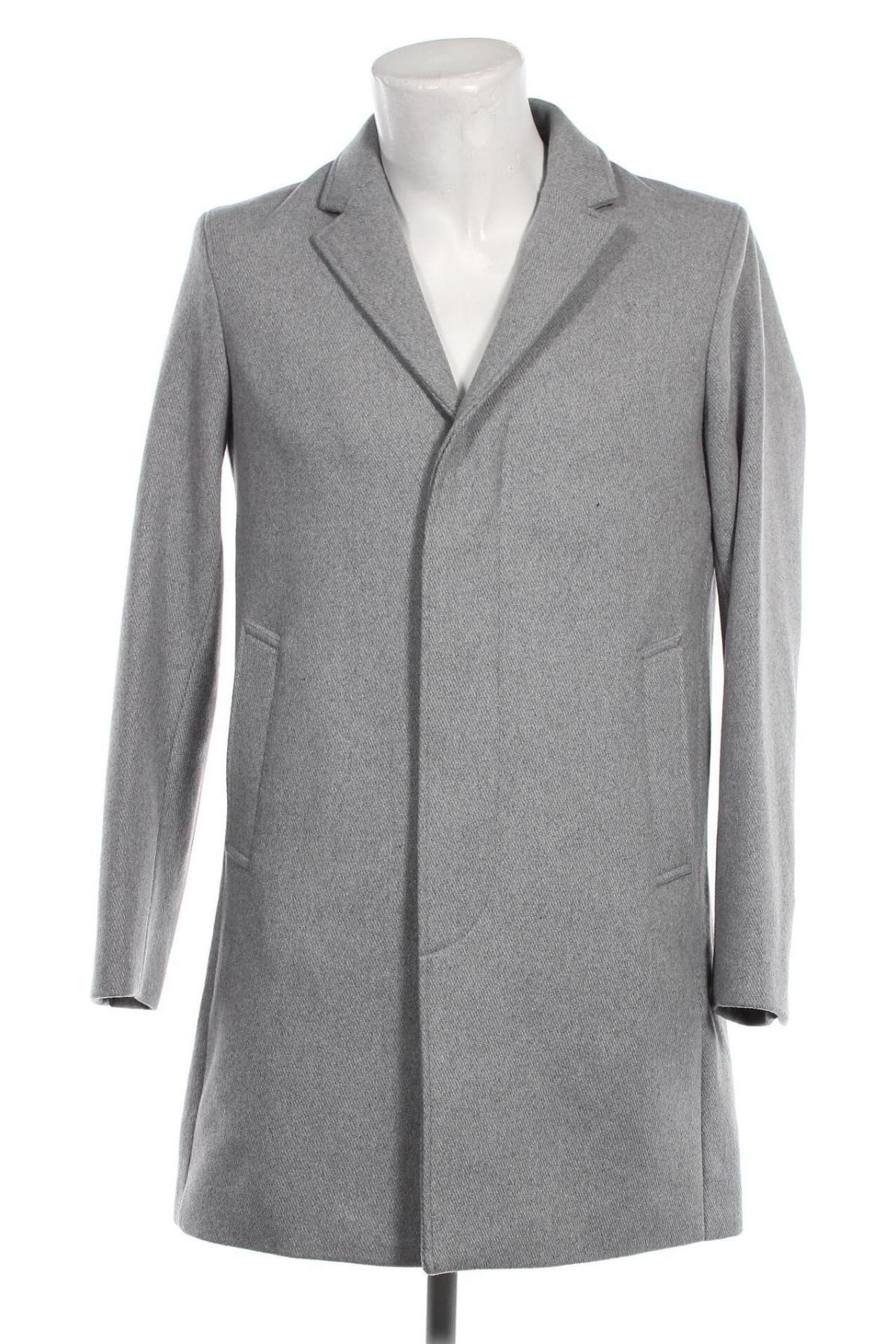 Мъжко палто Selected Homme, Размер S, Цвят Сив, Цена 246,00 лв.