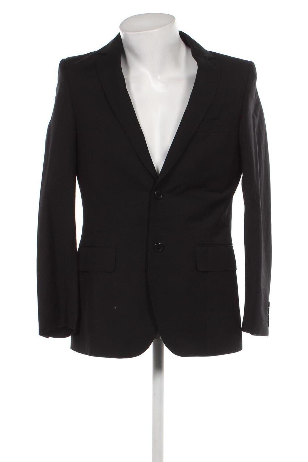Ανδρικό σακάκι H&M, Μέγεθος M, Χρώμα Μαύρο, Τιμή 22,46 €