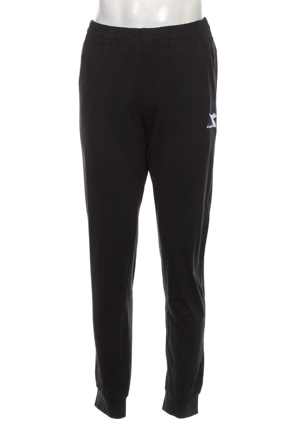 Pantaloni trening de bărbați Diadora, Mărime L, Culoare Negru, Preț 286,18 Lei
