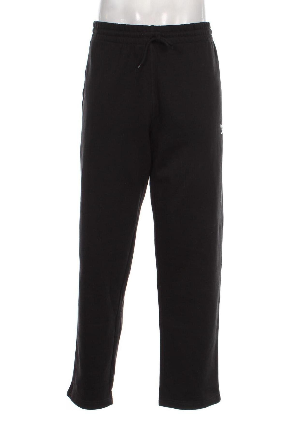 Pantaloni trening de bărbați Reebok, Mărime L, Culoare Negru, Preț 226,08 Lei
