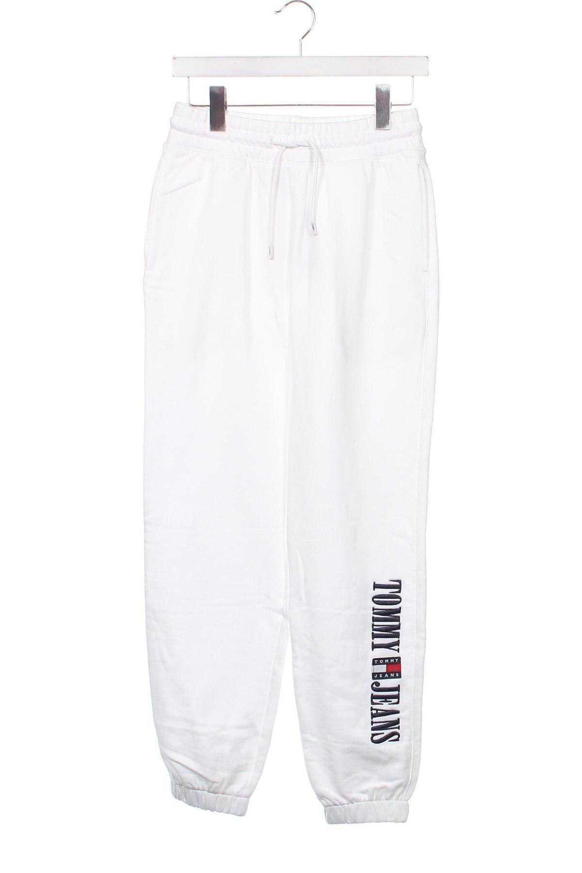 Мъжко спортно долнище Tommy Jeans, Размер XS, Цвят Бял, Цена 57,75 лв.