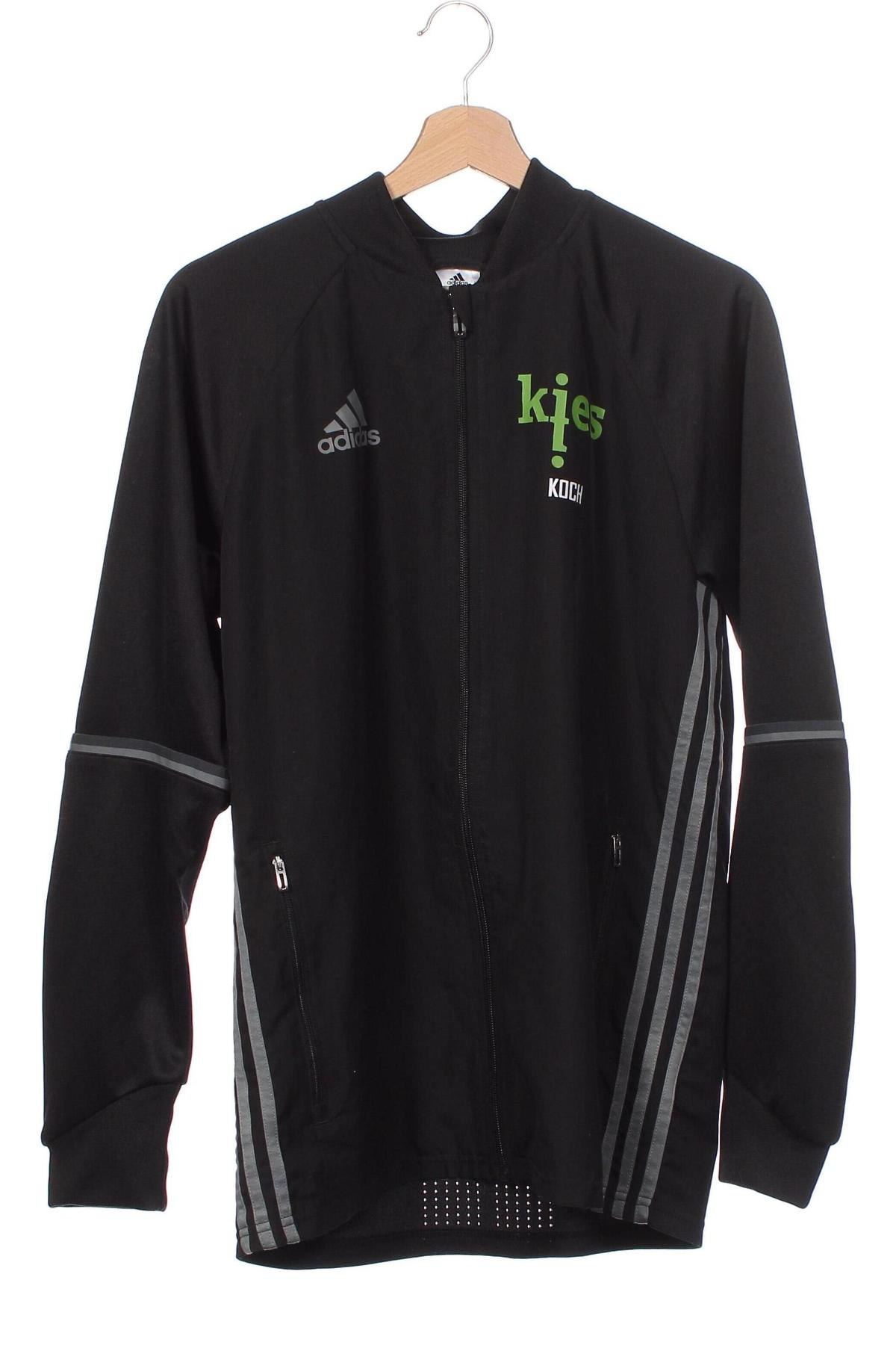 Ανδρική αθλητική ζακέτα Adidas, Μέγεθος M, Χρώμα Μαύρο, Τιμή 30,39 €