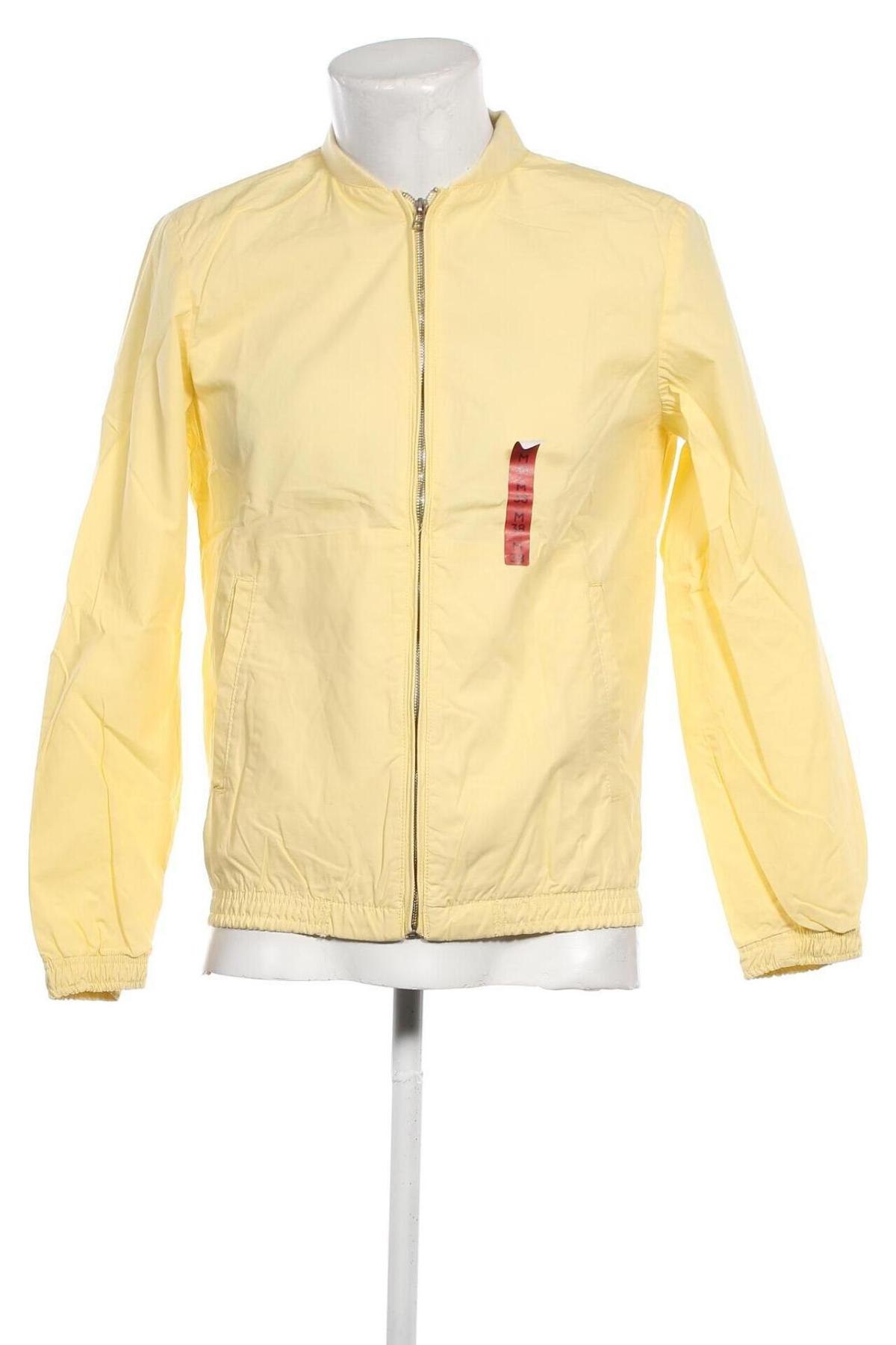 Ανδρικό μπουφάν Pull&Bear, Μέγεθος M, Χρώμα Κίτρινο, Τιμή 16,27 €