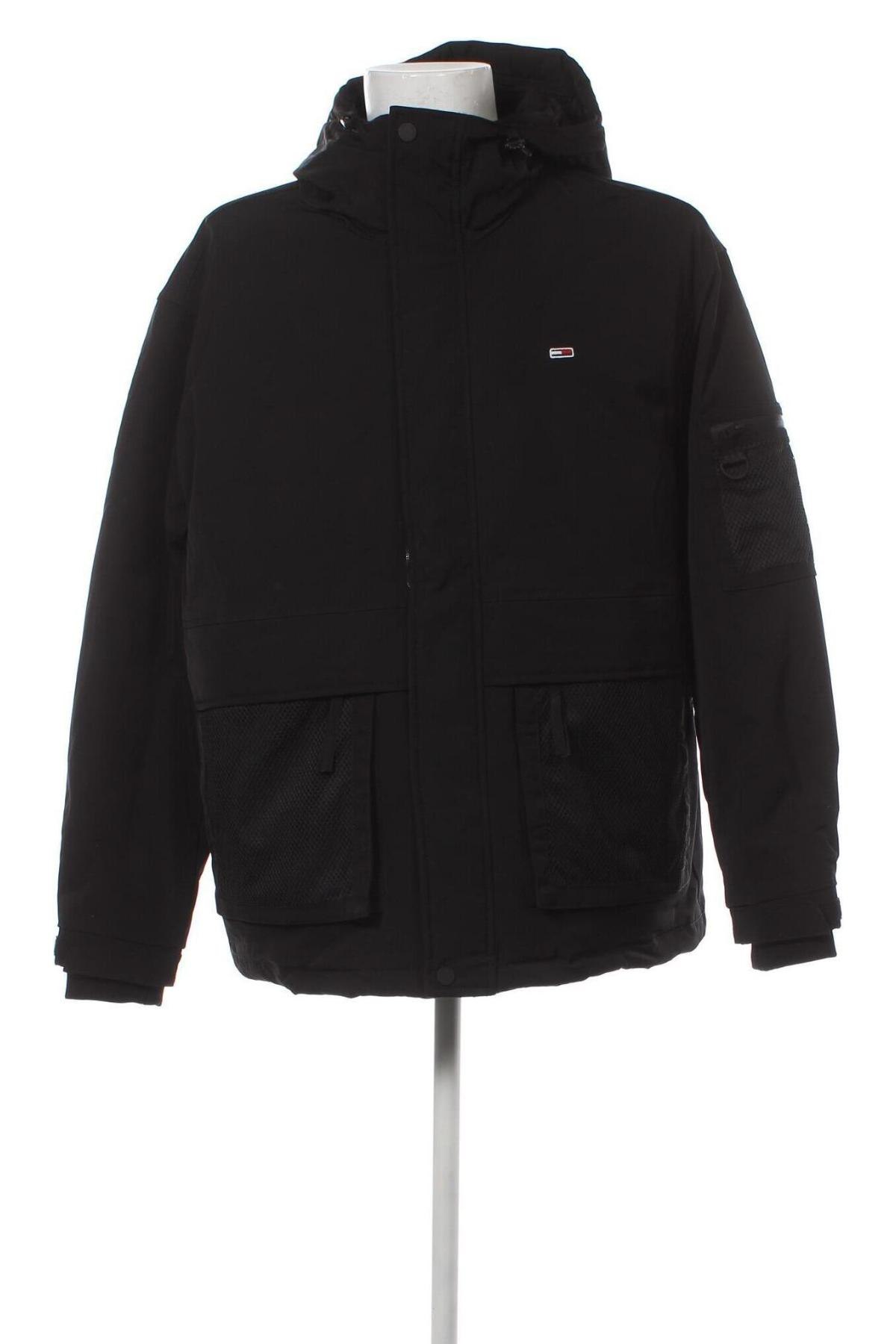 Ανδρικό μπουφάν Tommy Jeans, Μέγεθος XXL, Χρώμα Μαύρο, Τιμή 93,31 €