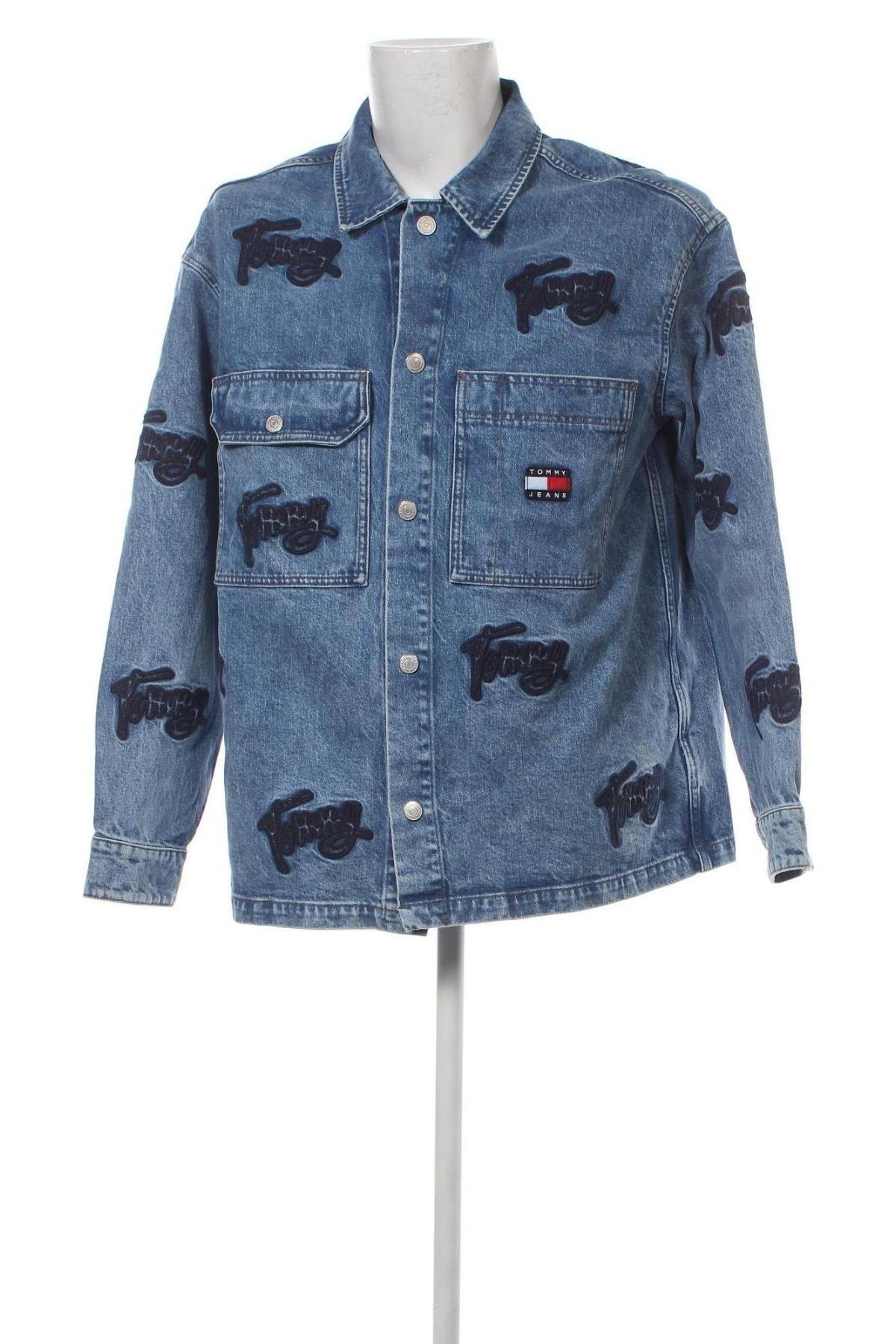 Ανδρικό μπουφάν Tommy Jeans, Μέγεθος M, Χρώμα Μπλέ, Τιμή 163,30 €