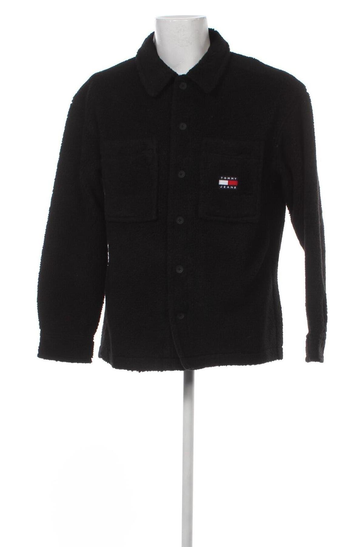 Pánska bunda  Tommy Jeans, Veľkosť L, Farba Čierna, Cena  33,99 €