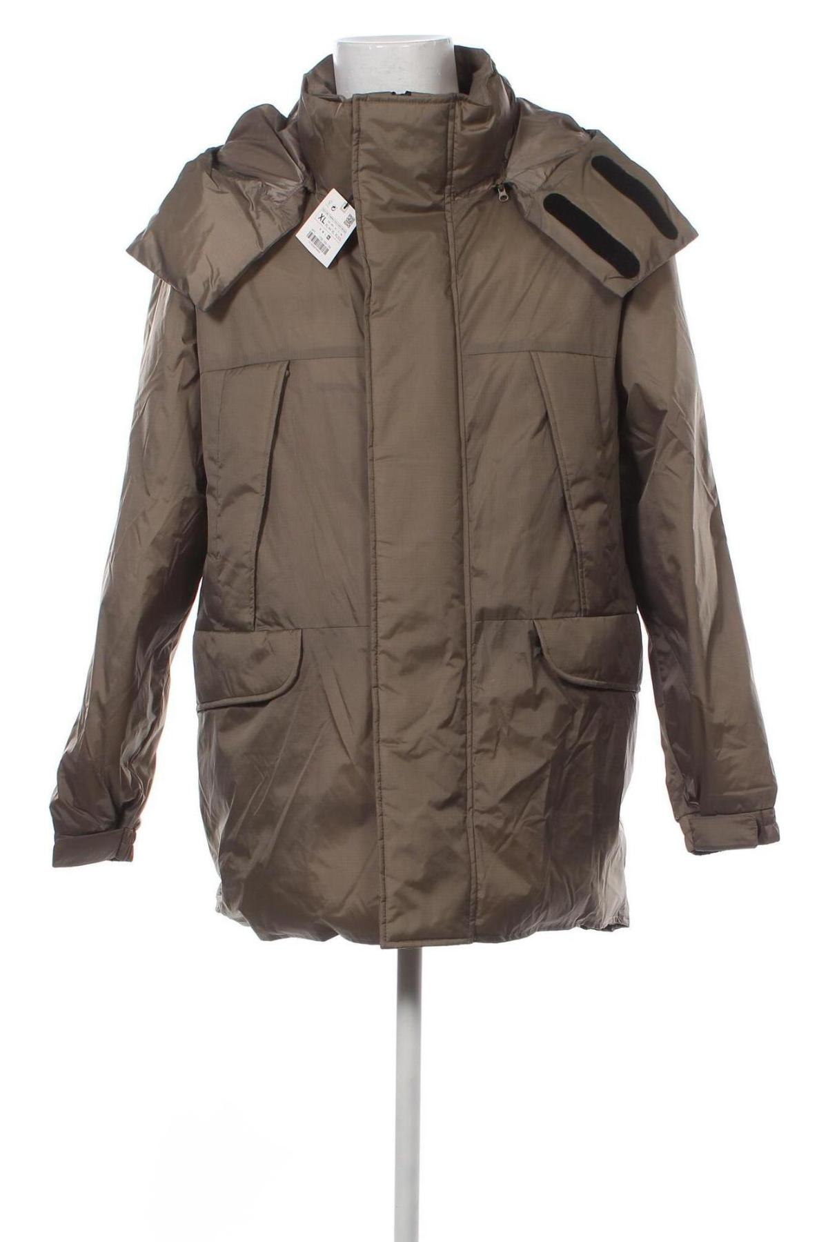 Ανδρικό μπουφάν Zara, Μέγεθος XL, Χρώμα  Μπέζ, Τιμή 25,46 €