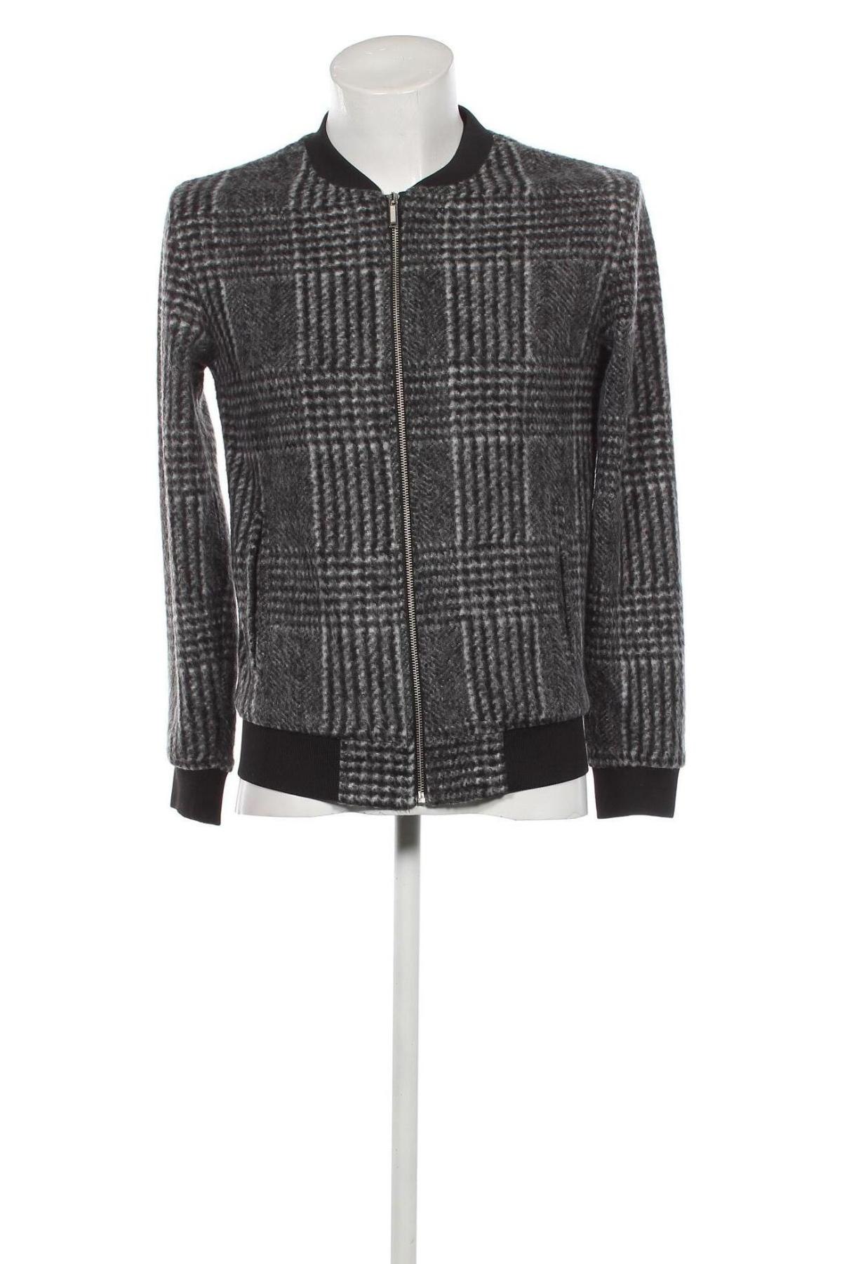Ανδρικό μπουφάν Zara Man, Μέγεθος M, Χρώμα Γκρί, Τιμή 8,90 €