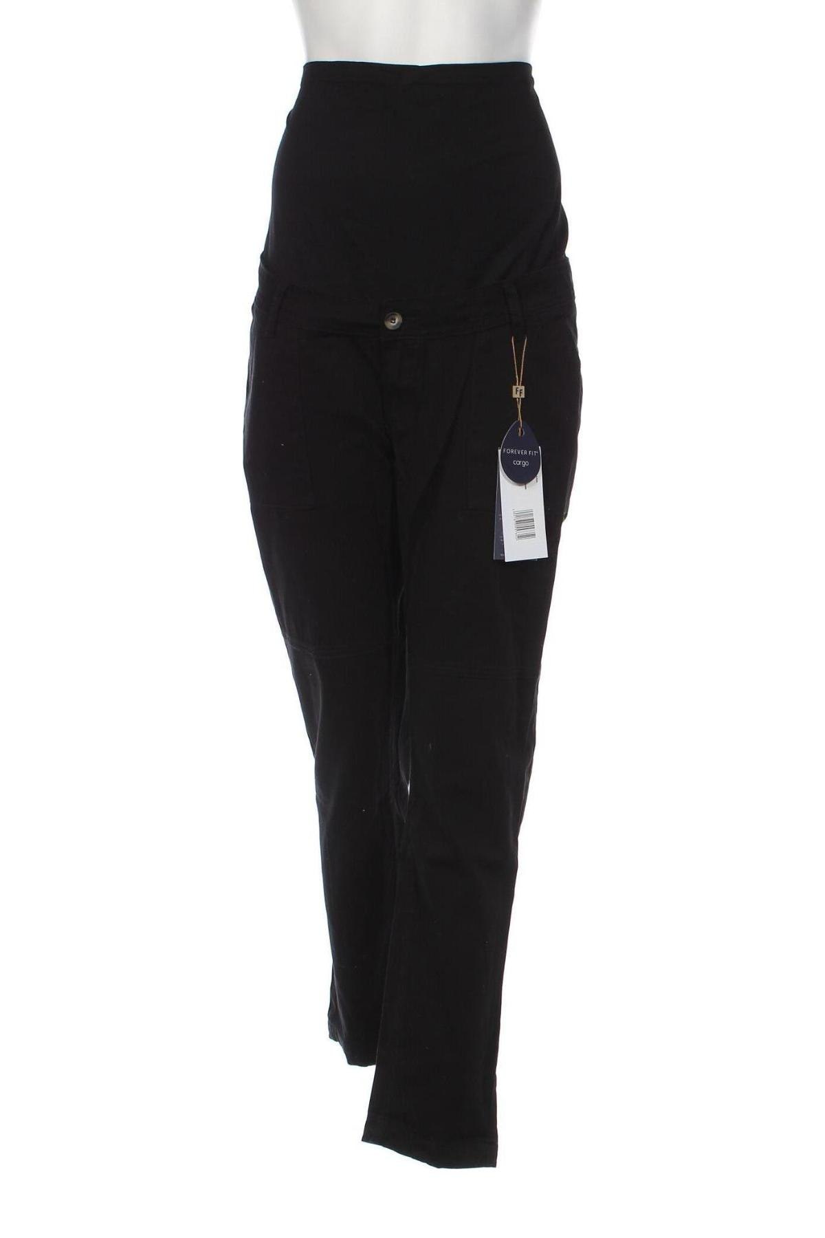 Панталон за бременни Forever Fit, Размер XL, Цвят Черен, Цена 16,56 лв.