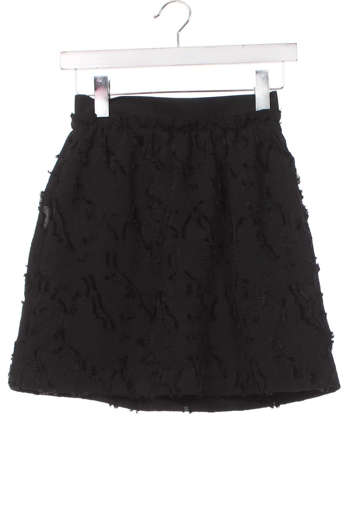 Fustă H&M, Mărime XS, Culoare Negru, Preț 12,99 Lei