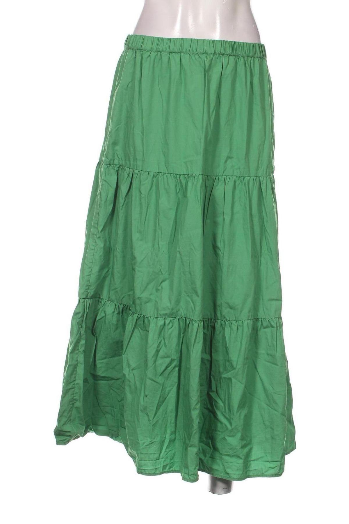 Пола Tommy Jeans, Размер L, Цвят Зелен, Цена 99,00 лв.