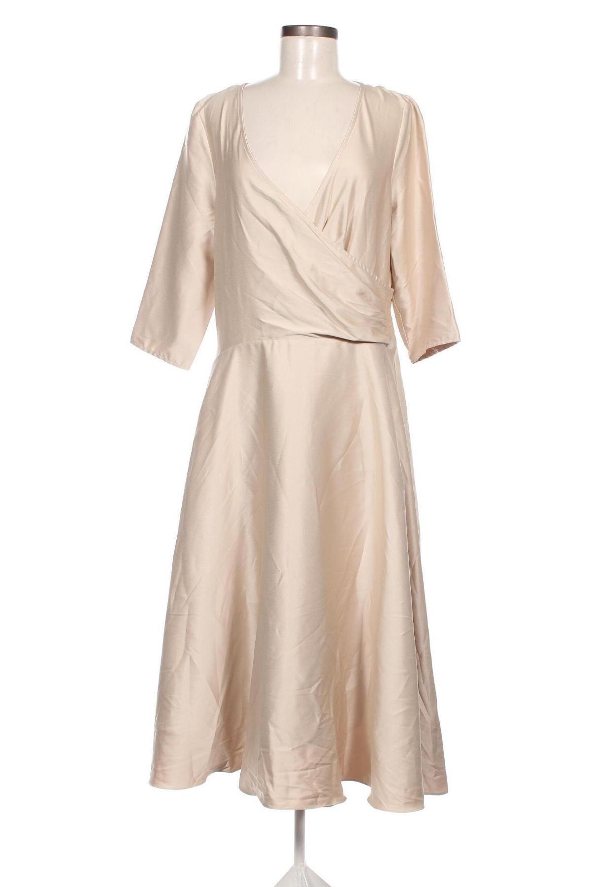 Sukienka, Rozmiar XL, Kolor Beżowy, Cena 135,43 zł